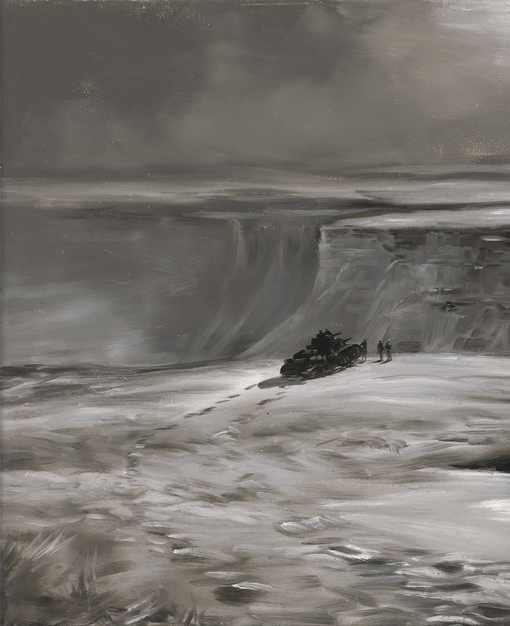 The Pursuit of Rommel by Montague Dawson