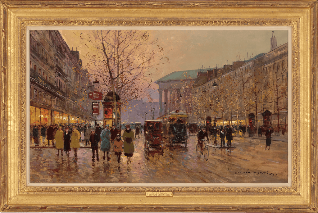 Place de la Madeleine by Edouard Léon Cortès