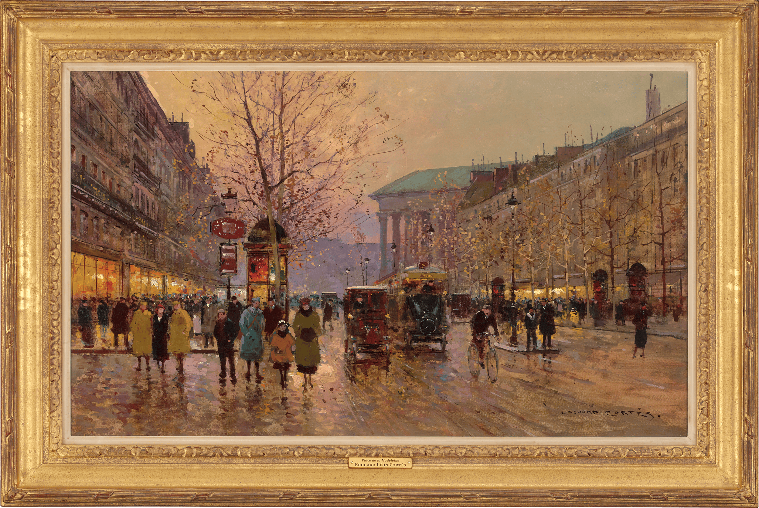 Place de la Madeleine by Edouard Léon Cortès