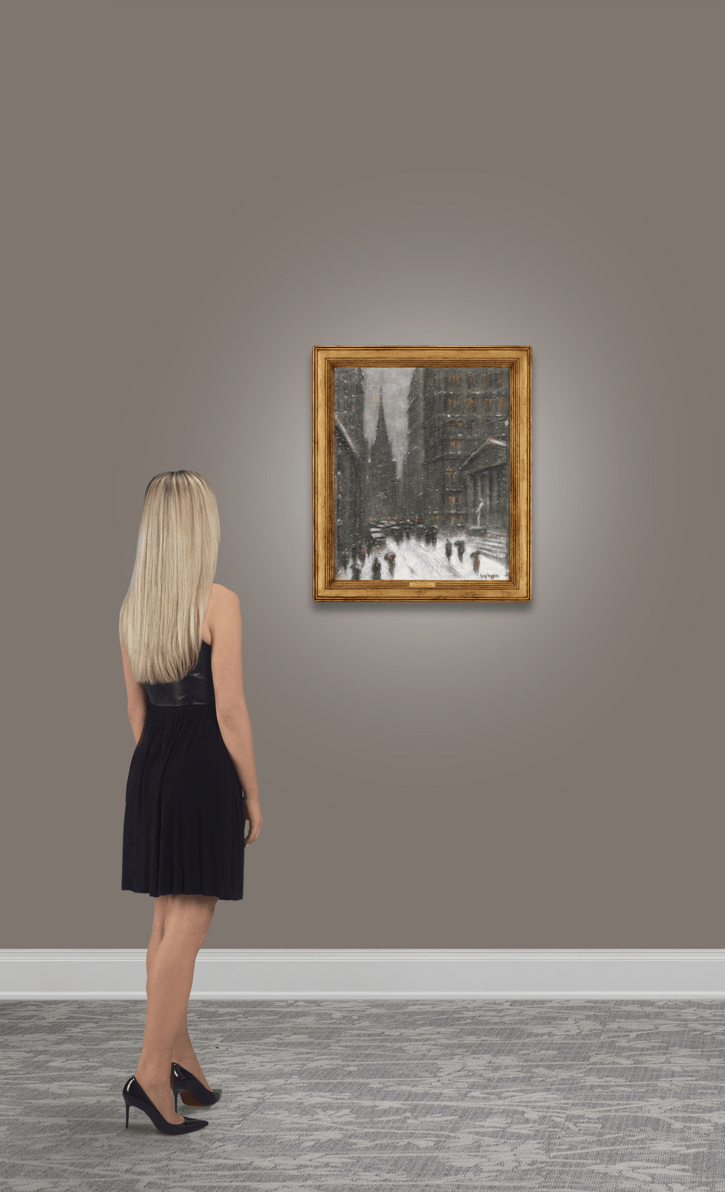 Wall Street, Winter by Guy Wiggins