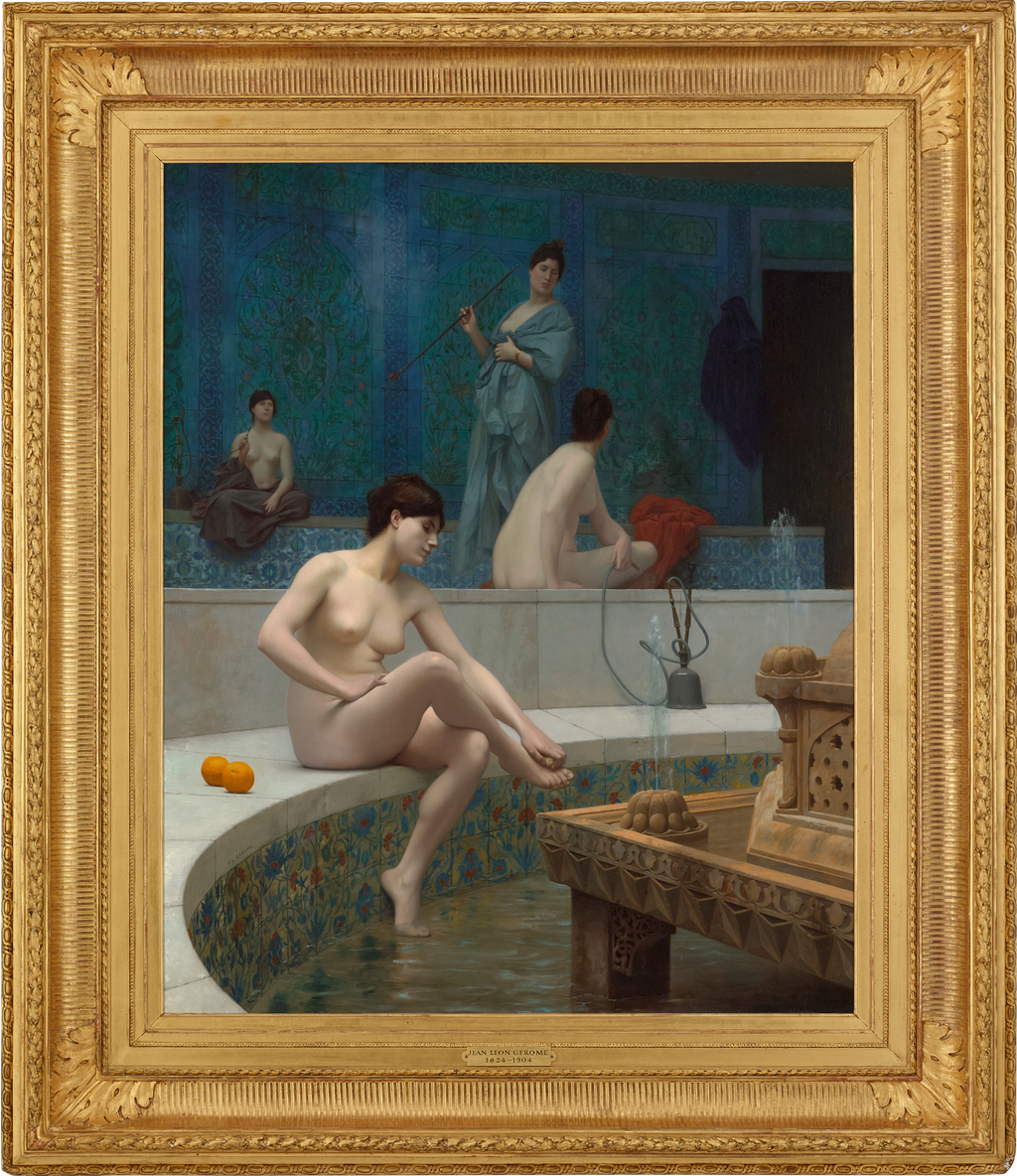 Les baigneuses du harem by Jean-Léon Gérôme