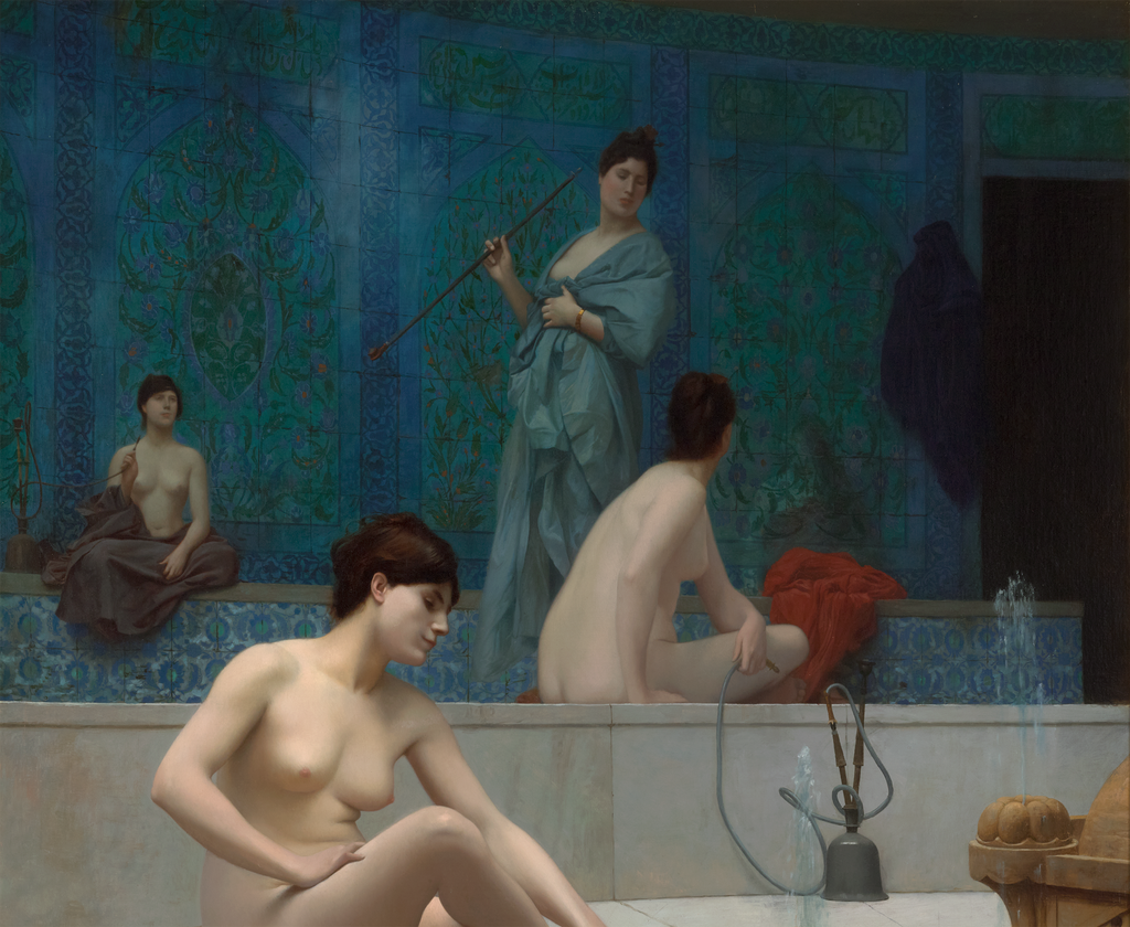 Les baigneuses du harem by Jean-Léon Gérôme