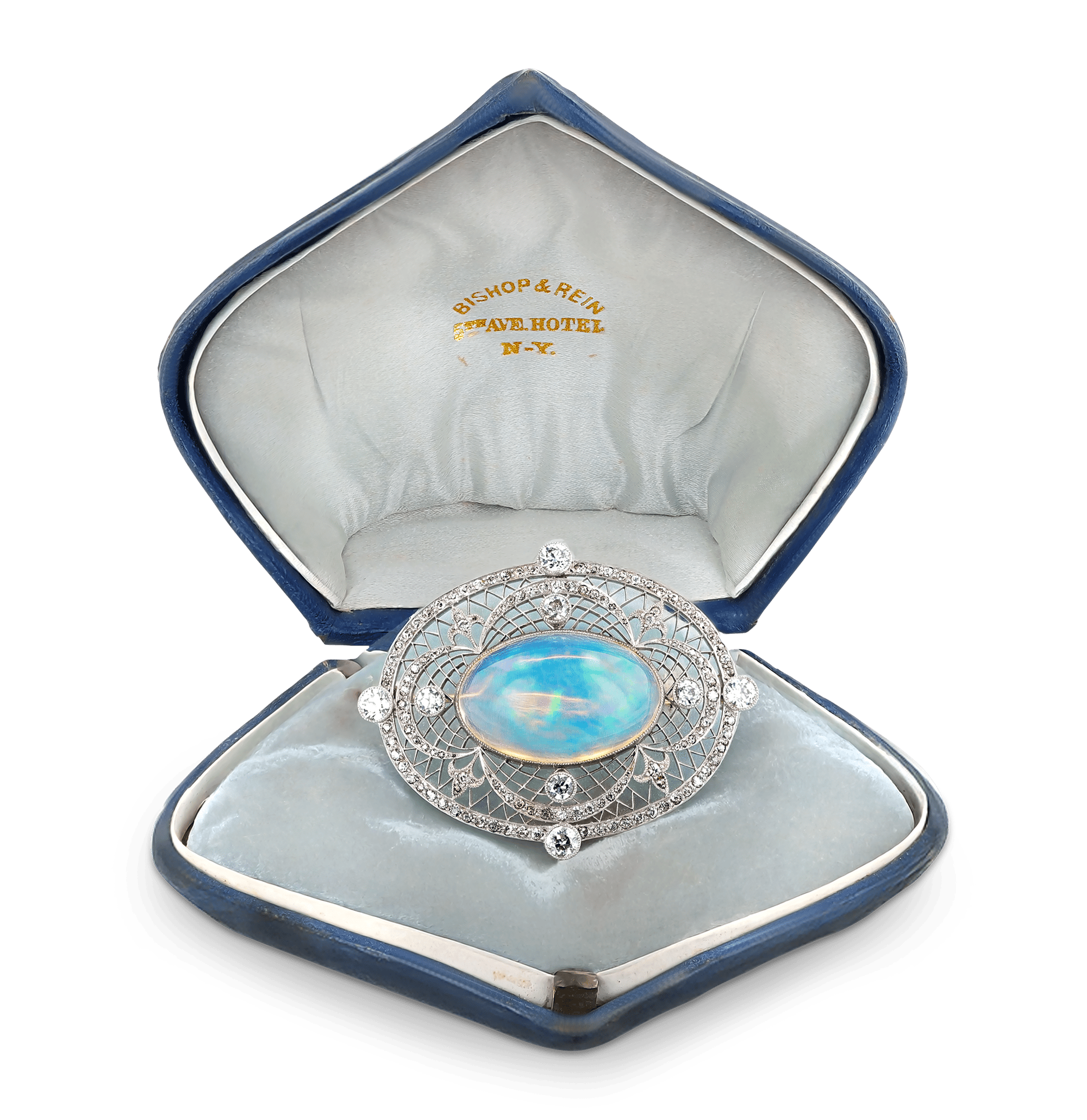 Edwardian Australian Opal Brooch, 25.00 Carats