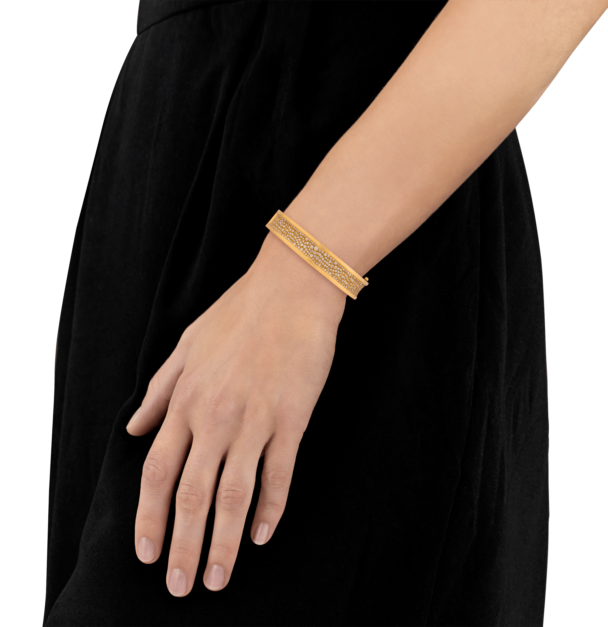 Bulgari B.zero1 Rose Gold and Diamond Bracelet