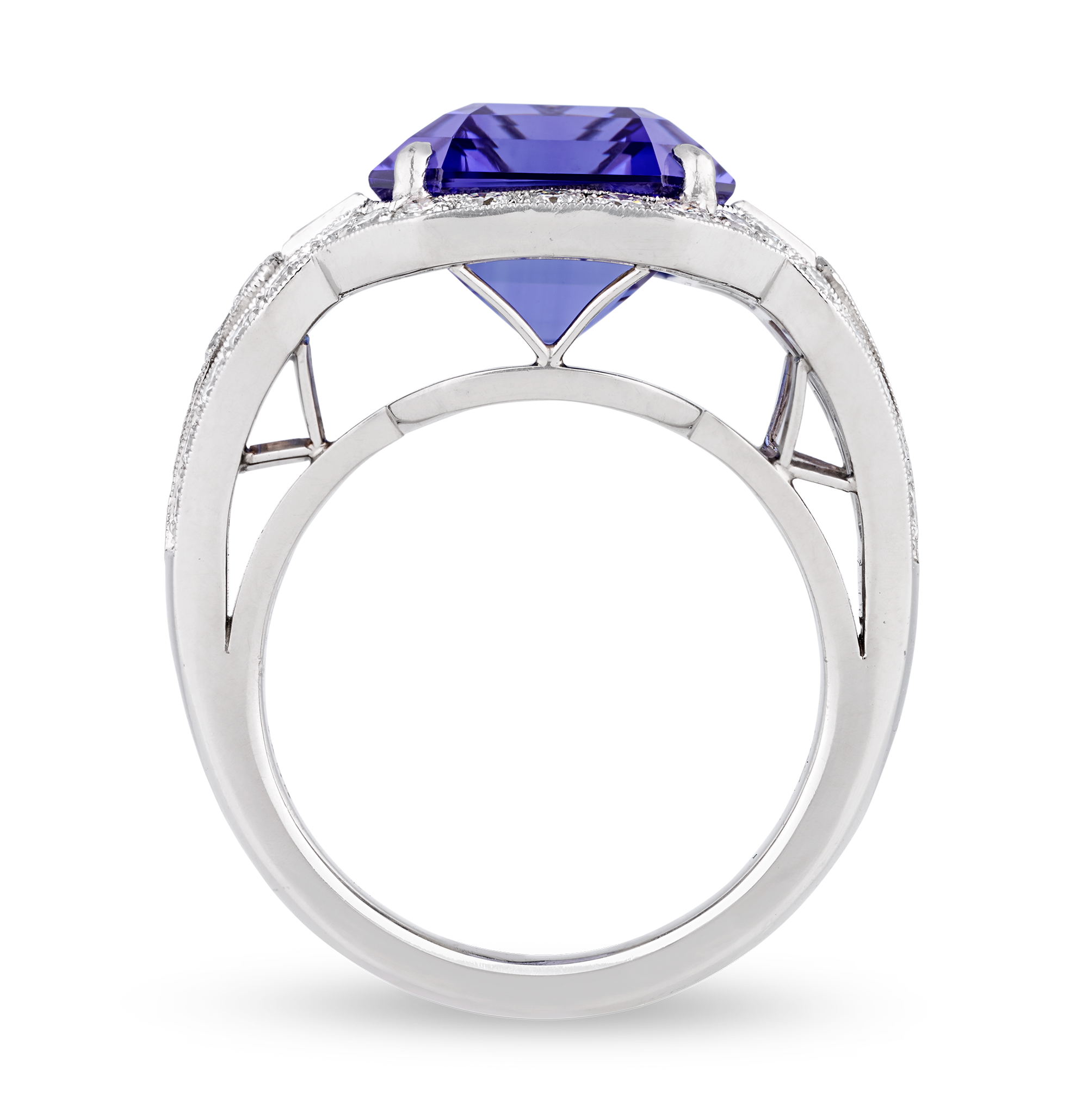 Raymond Yard Tanzanite Ring, 9.14 Carats