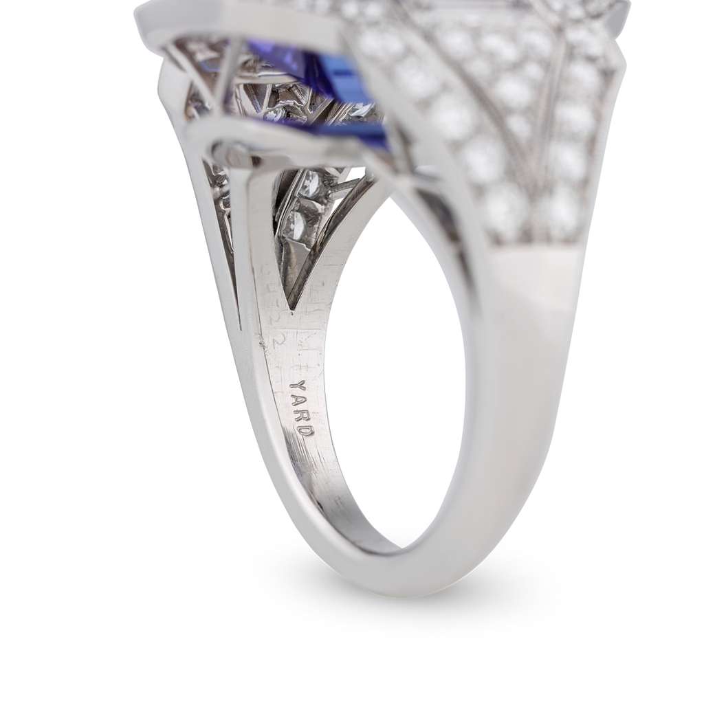 Raymond Yard Tanzanite Ring, 9.14 Carats