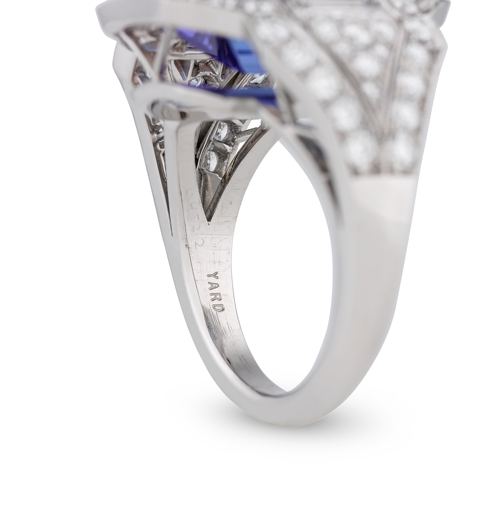 Raymond Yard Tanzanite Ring, 9.14 Carats