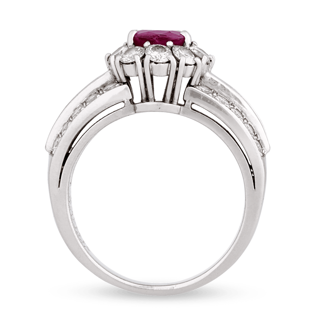 Van Cleef & Arpels Ruby Ring, 1.20 Carats
