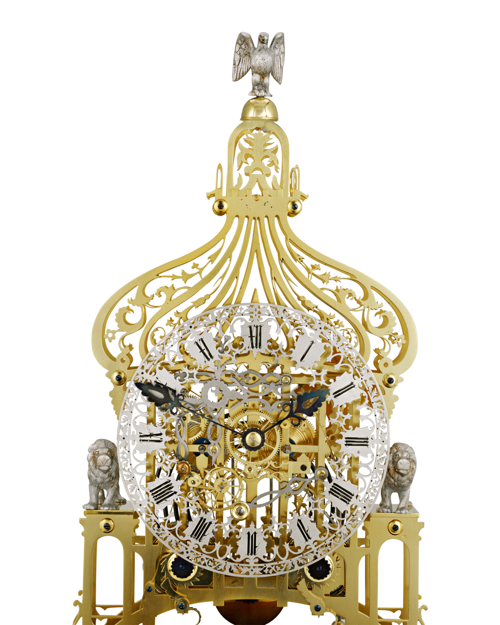 Brighton Pavilion Skeleton Clock by Smiths of Clerkenwell