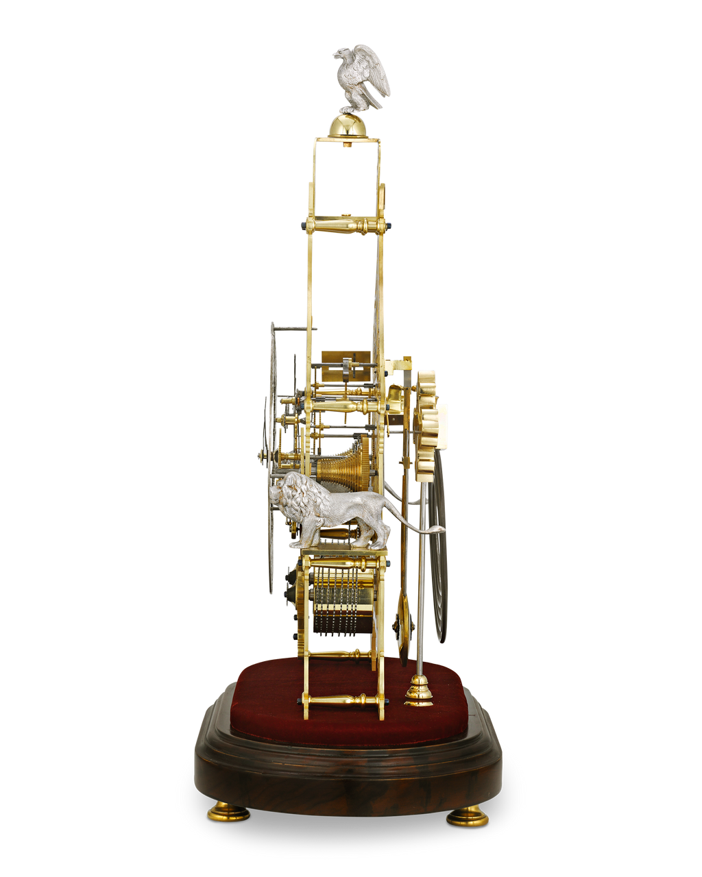 Brighton Pavilion Skeleton Clock by Smiths of Clerkenwell