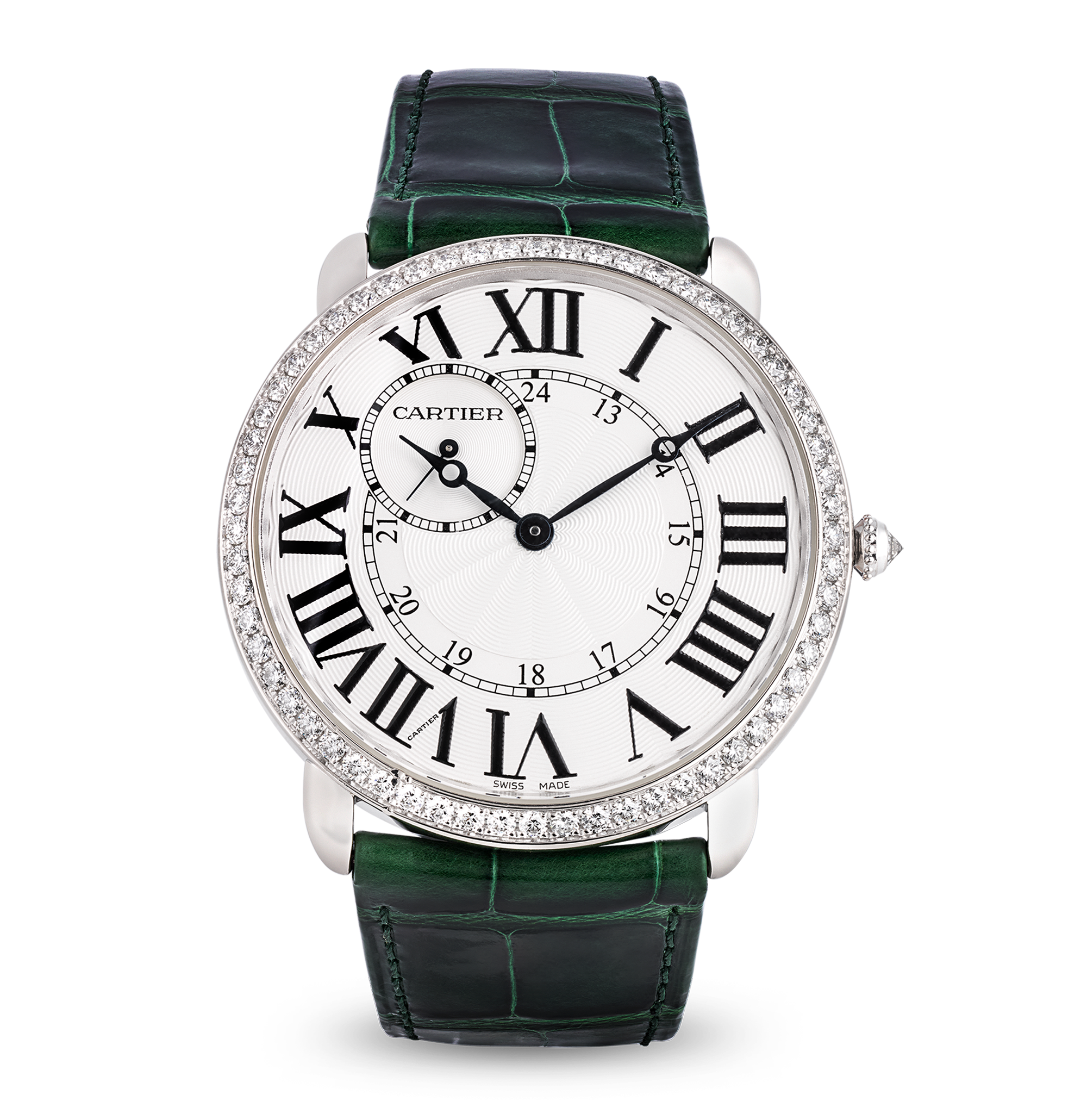 Cartier Ronde Louis White Gold Wristwatch