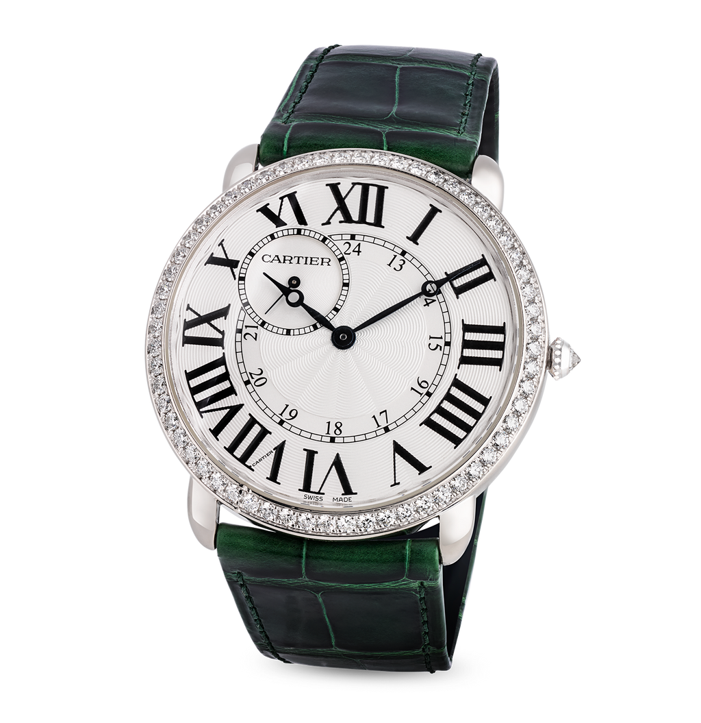Cartier Ronde Louis White Gold Wristwatch