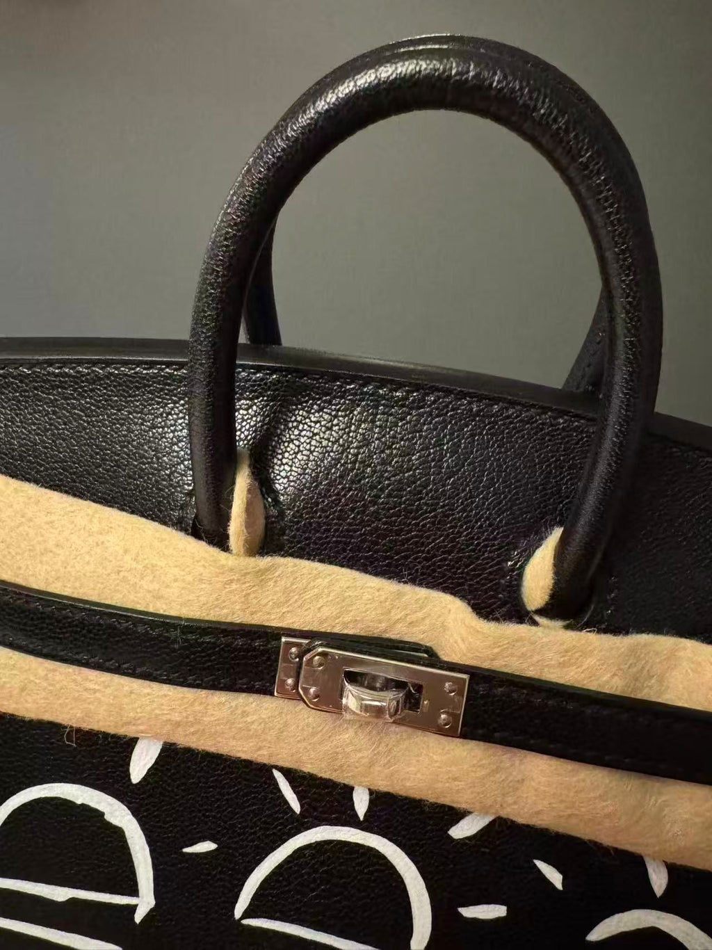 HERMÈS BIRKIN 20 FAUBOURG DISCO VEAU BOX NOIR PALLADIUM HARDWARE