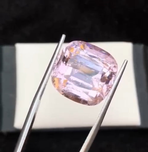 19carats Cushion Cut Rare Pink Topaz Loose Gem