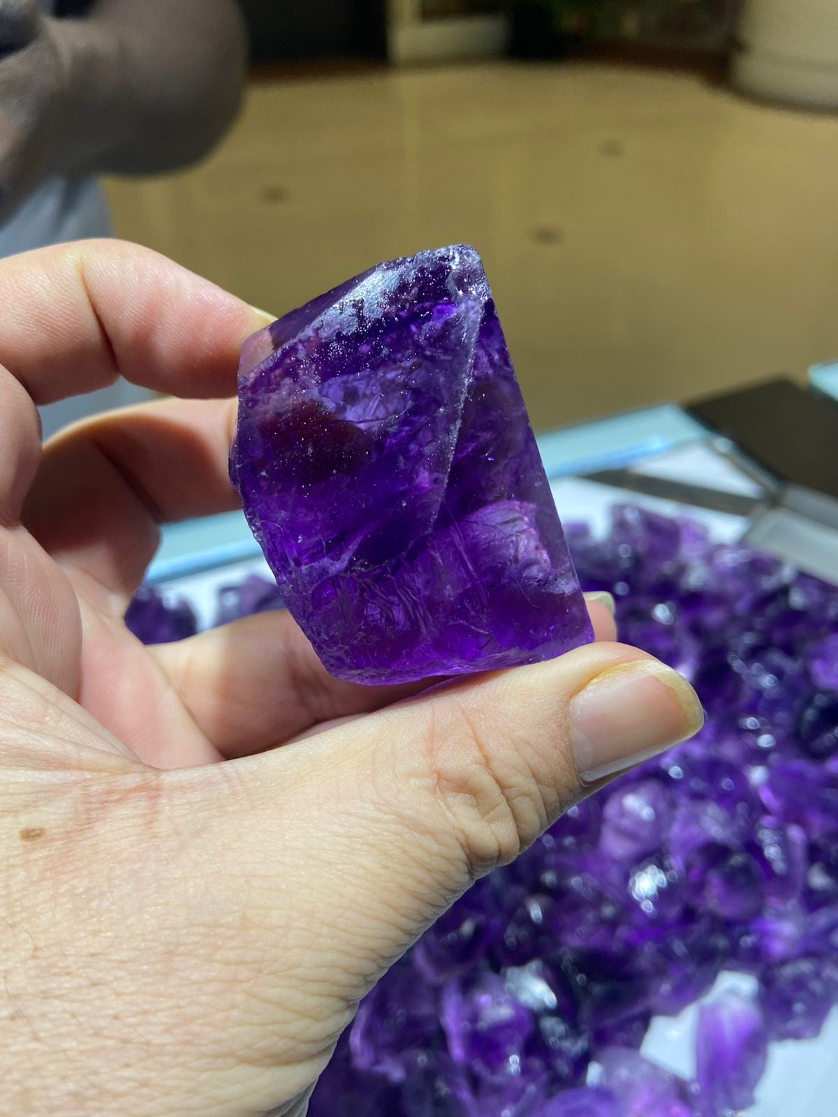1 kg best Quality Rough Amethyst for Faceting