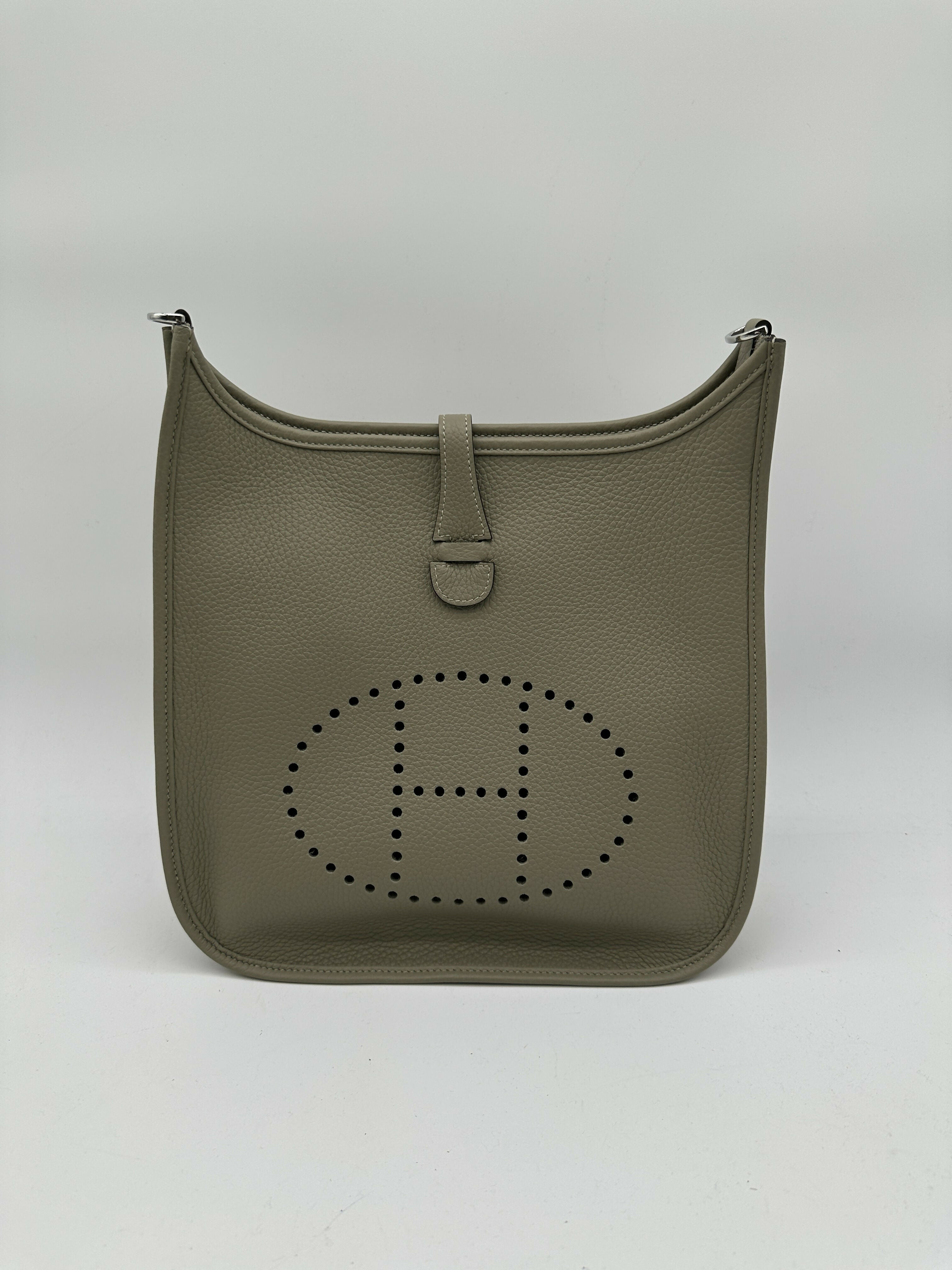 Hermès Evelyne III 29 Sauge PHW Stamp W