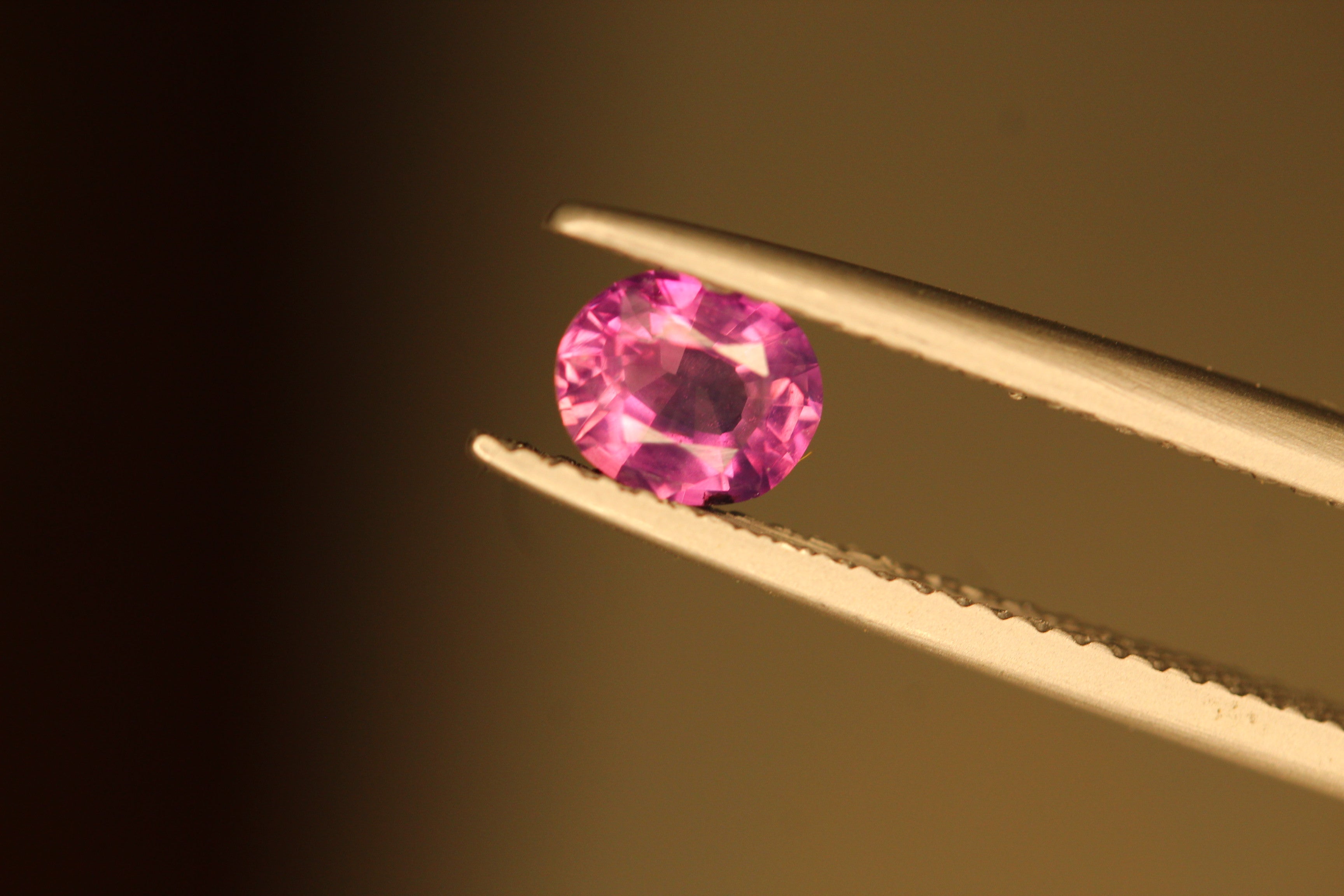 0.81 carat Oval Natural Pink Kashmir Sapphire Loose Stone