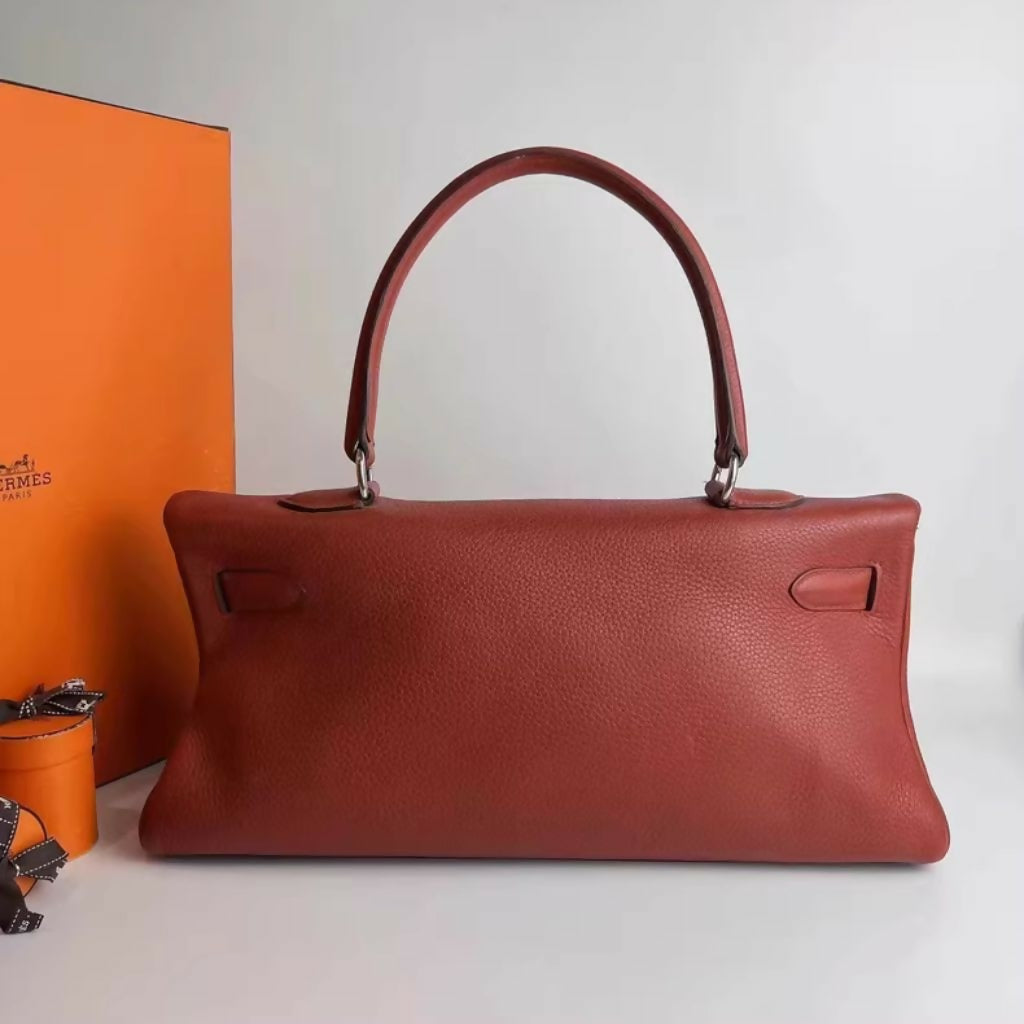 Hermès Shoulder Kelly 9M Red Togo Leather palladium hardware