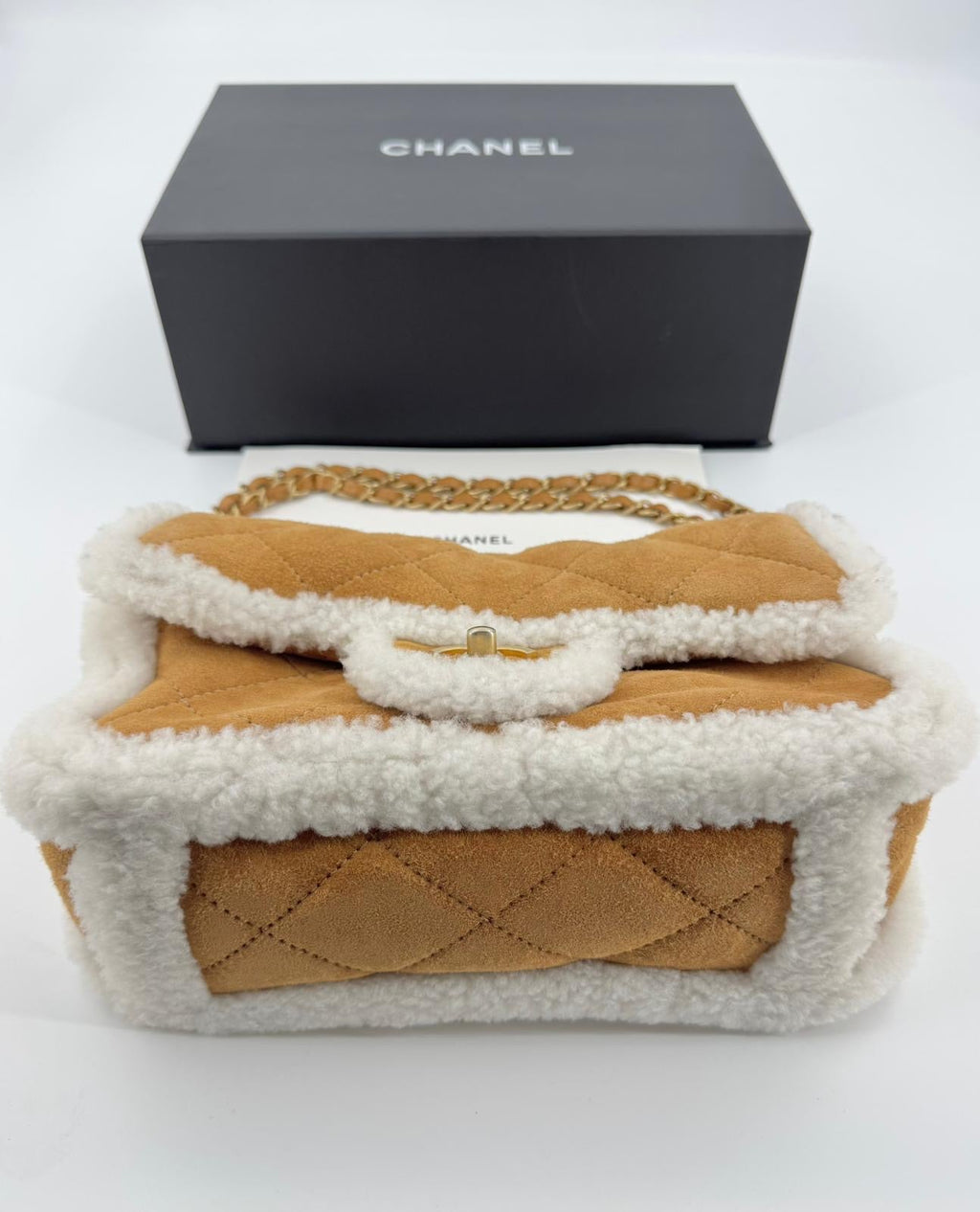 Chanel 2018 Shearling Coco Neige Flap Bag
