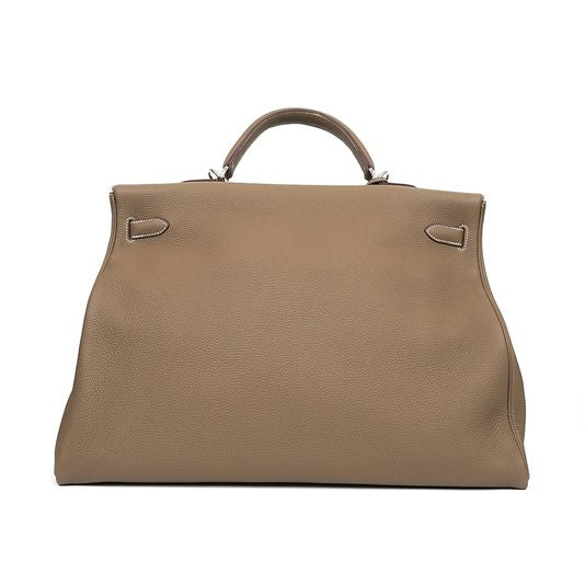 Hermes Etoupe Voyage Kelly 50 Bag