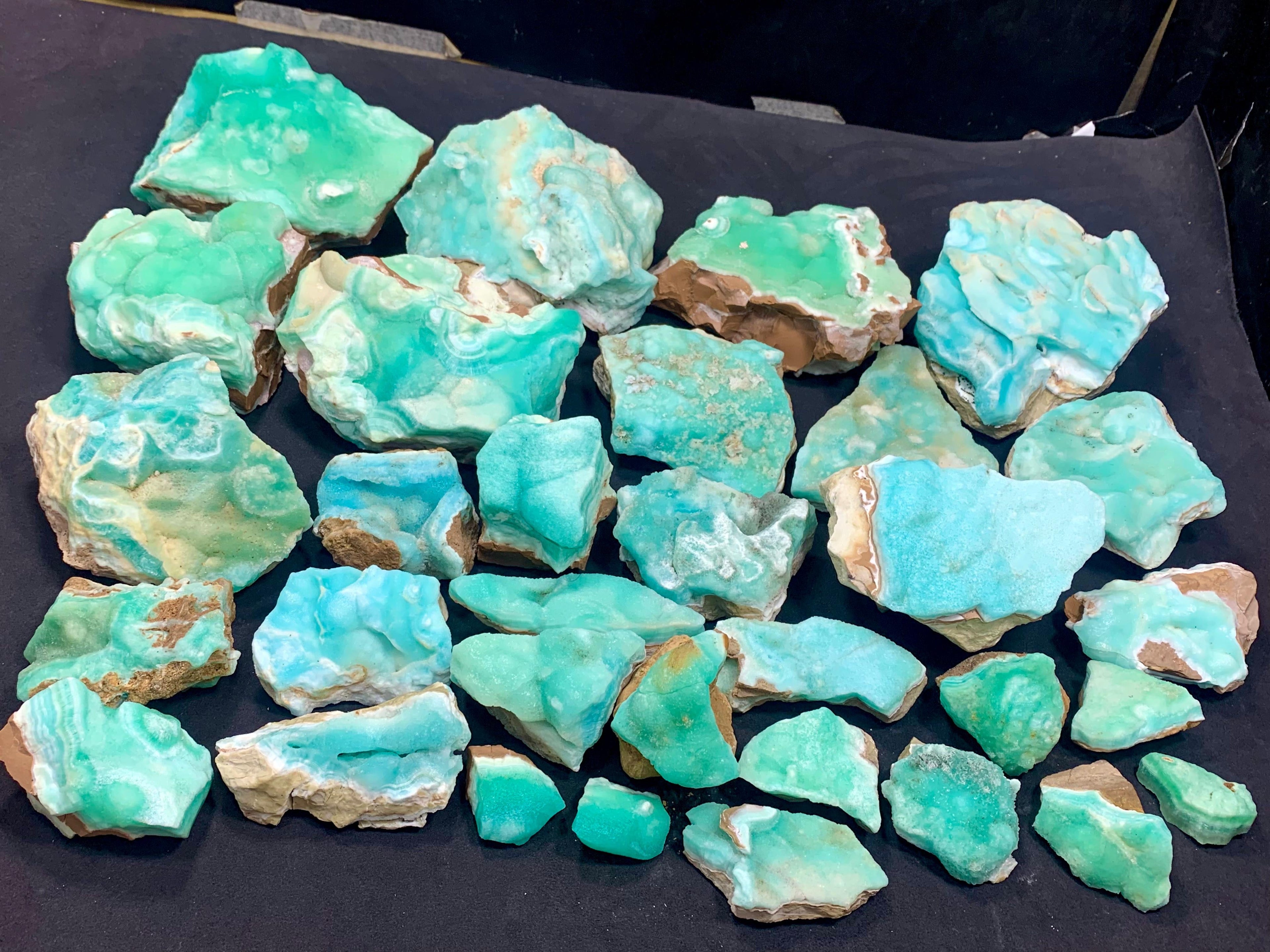 Blue Aragonite Rough Stone Wholesale - Choose Deal