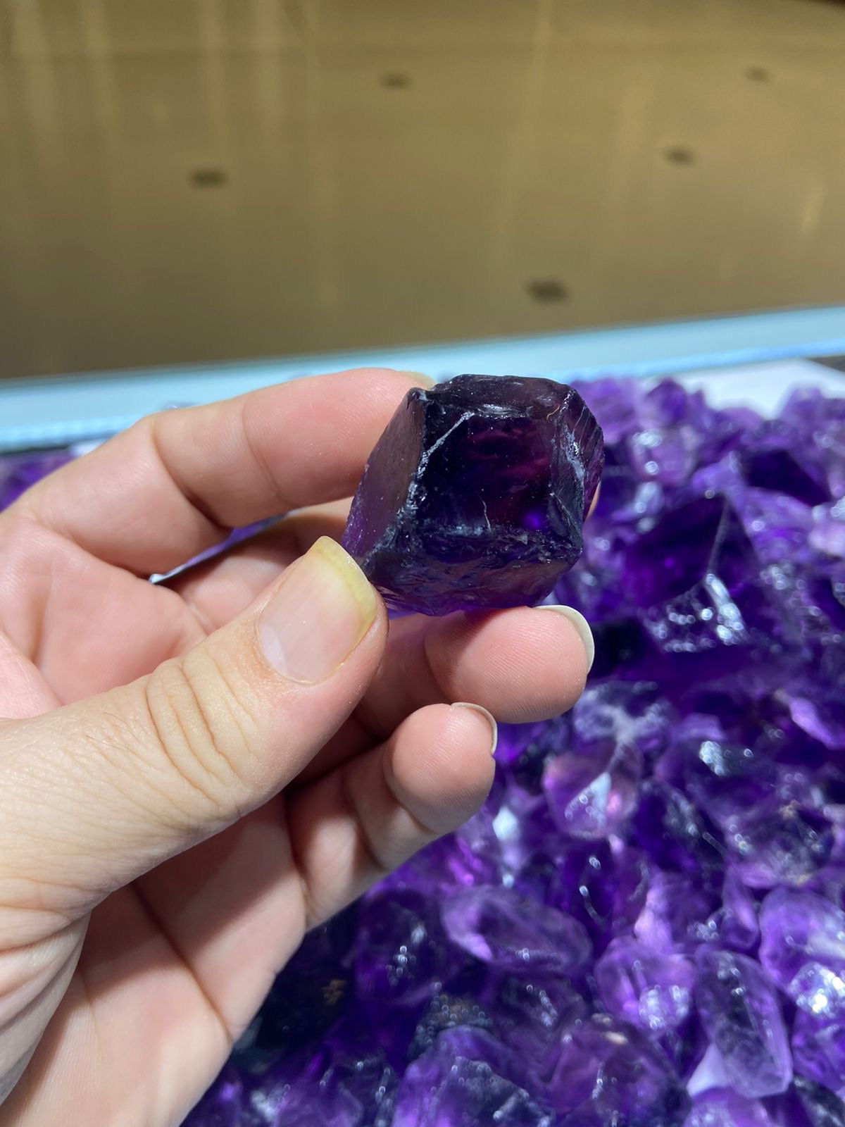 1 kg best Quality Rough Amethyst for Faceting