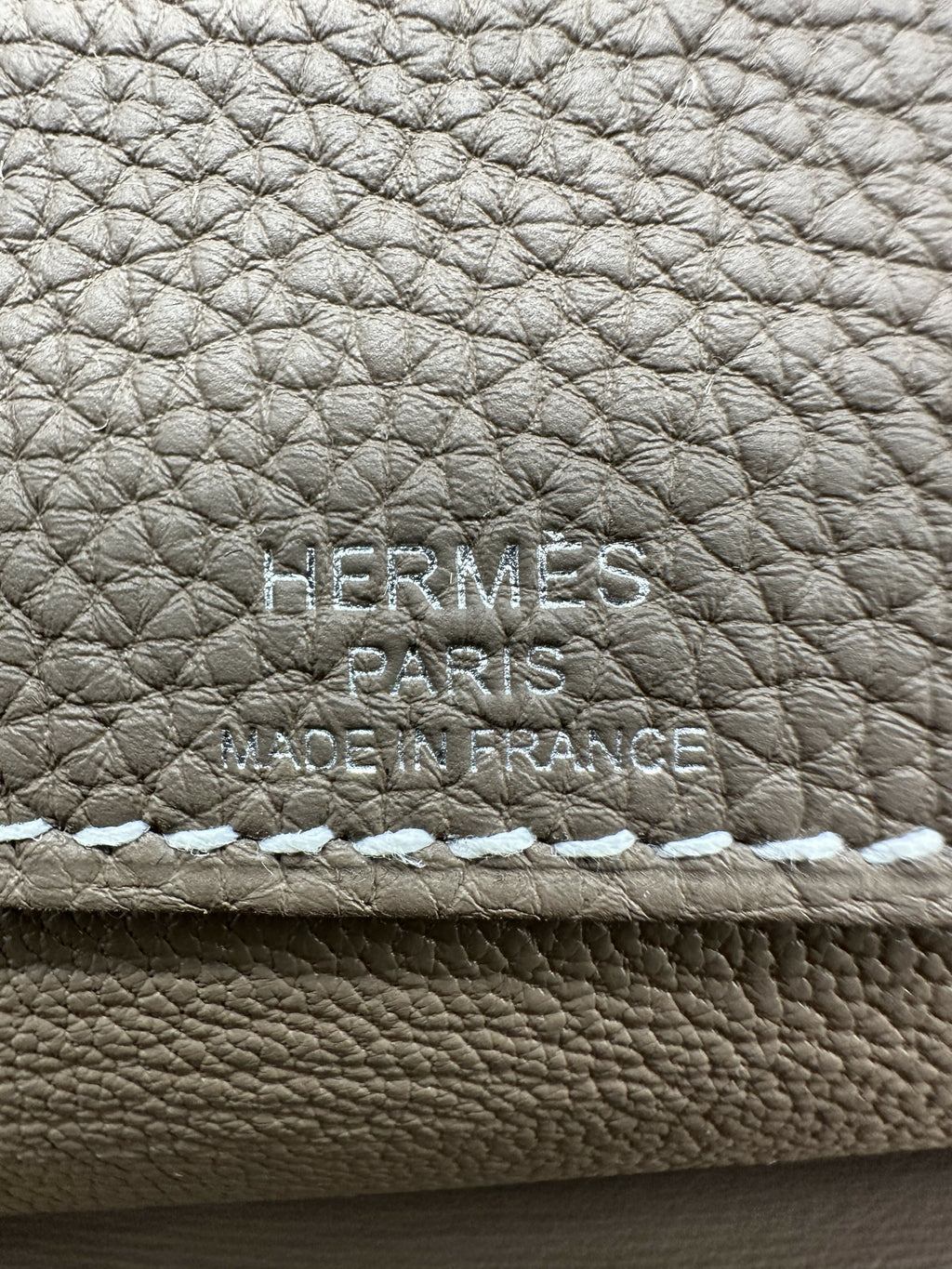 Hermès Kelly Depeche Etoupe PHW Stamp W 2025