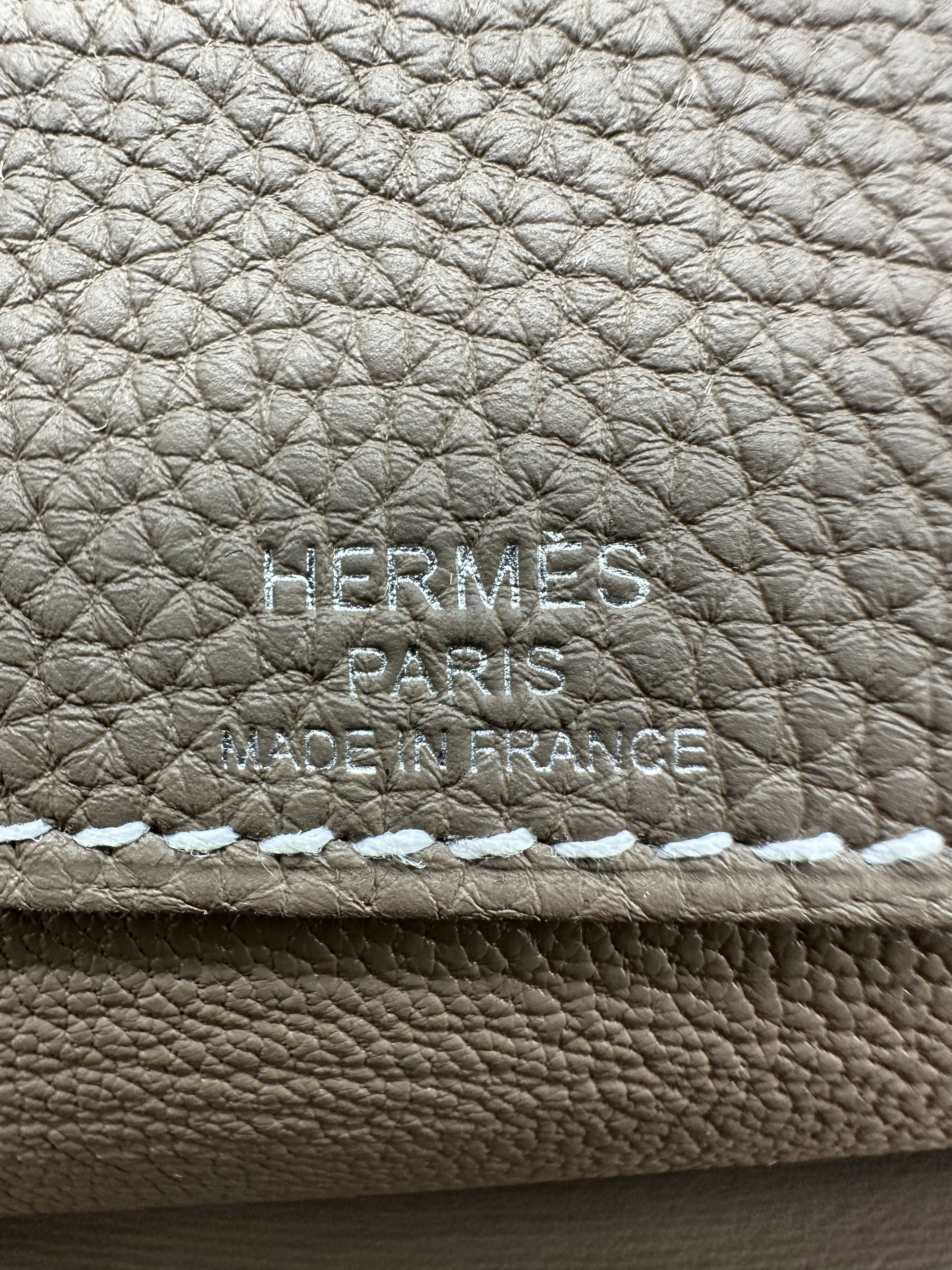 Hermès Kelly Depeche Etoupe PHW Stamp W 2025