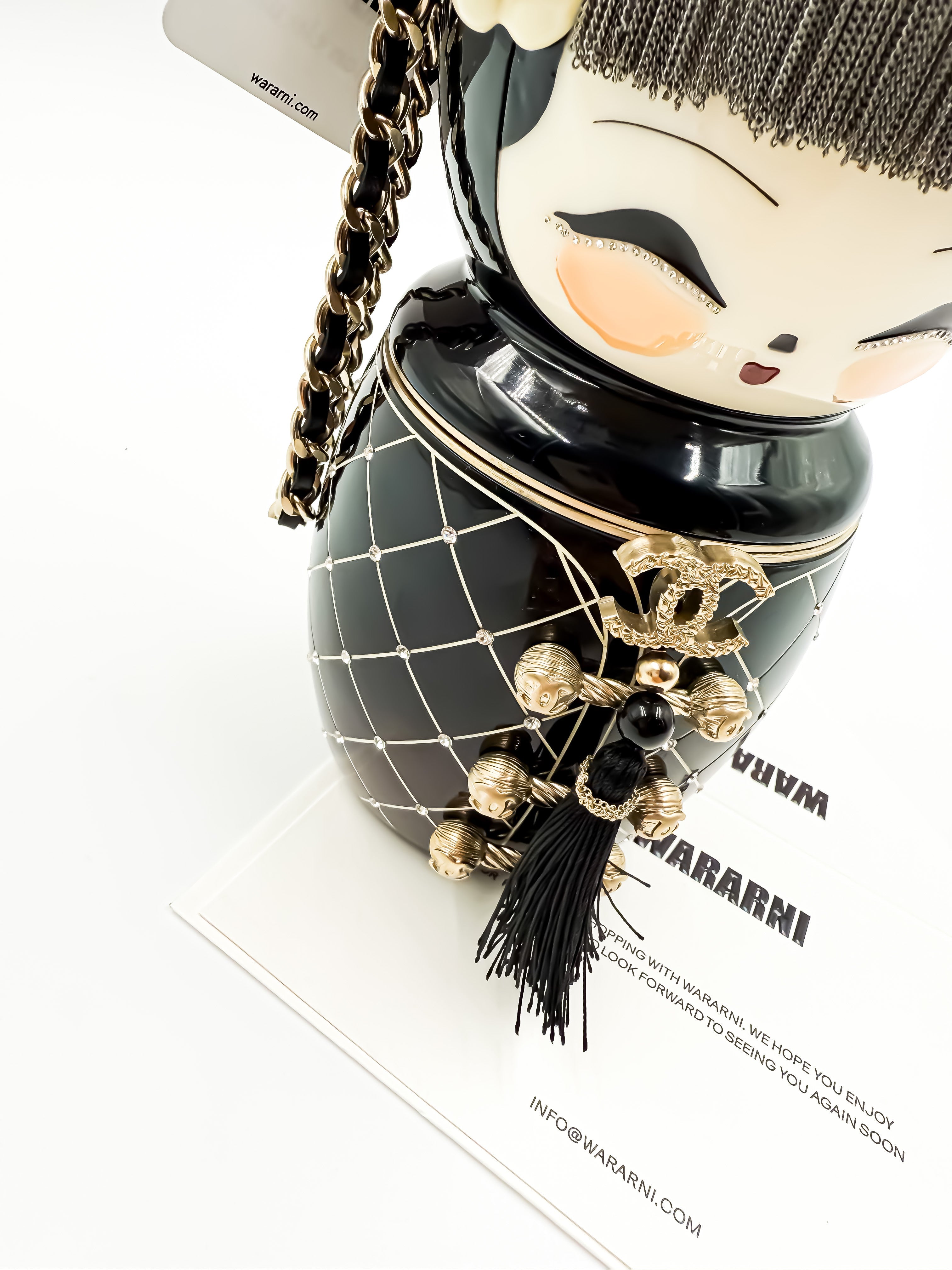 Rare Chanel China Doll Minaudière — Paris–Shanghai Métiers d’Art 2010/Pre-Fall Limited Edition