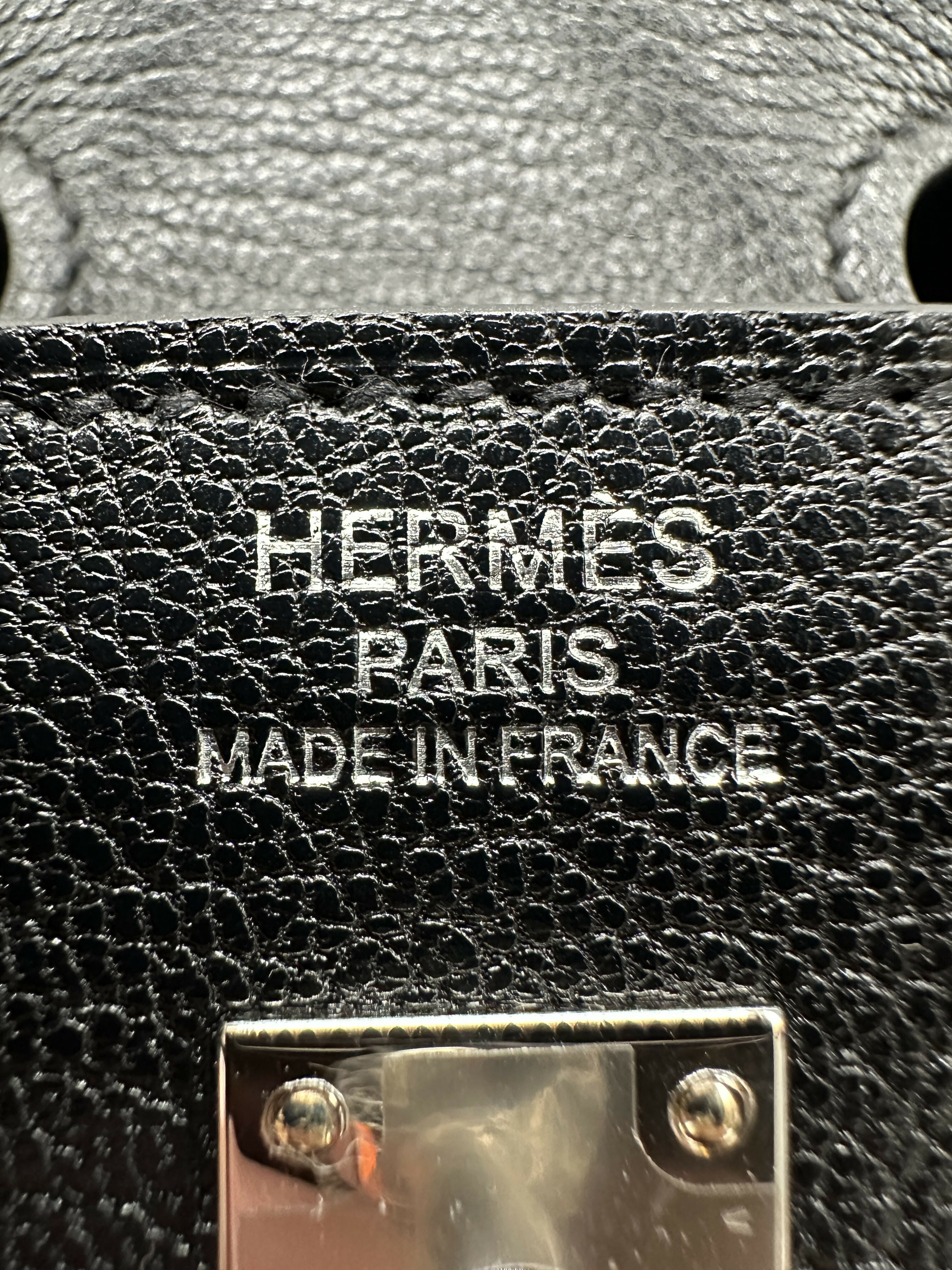 Hermès Birkin 20 bouclerie moderne Chevre PHW K