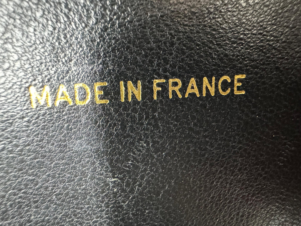 Chanel 1994-96 Black Patent Leather Large Vanity Case