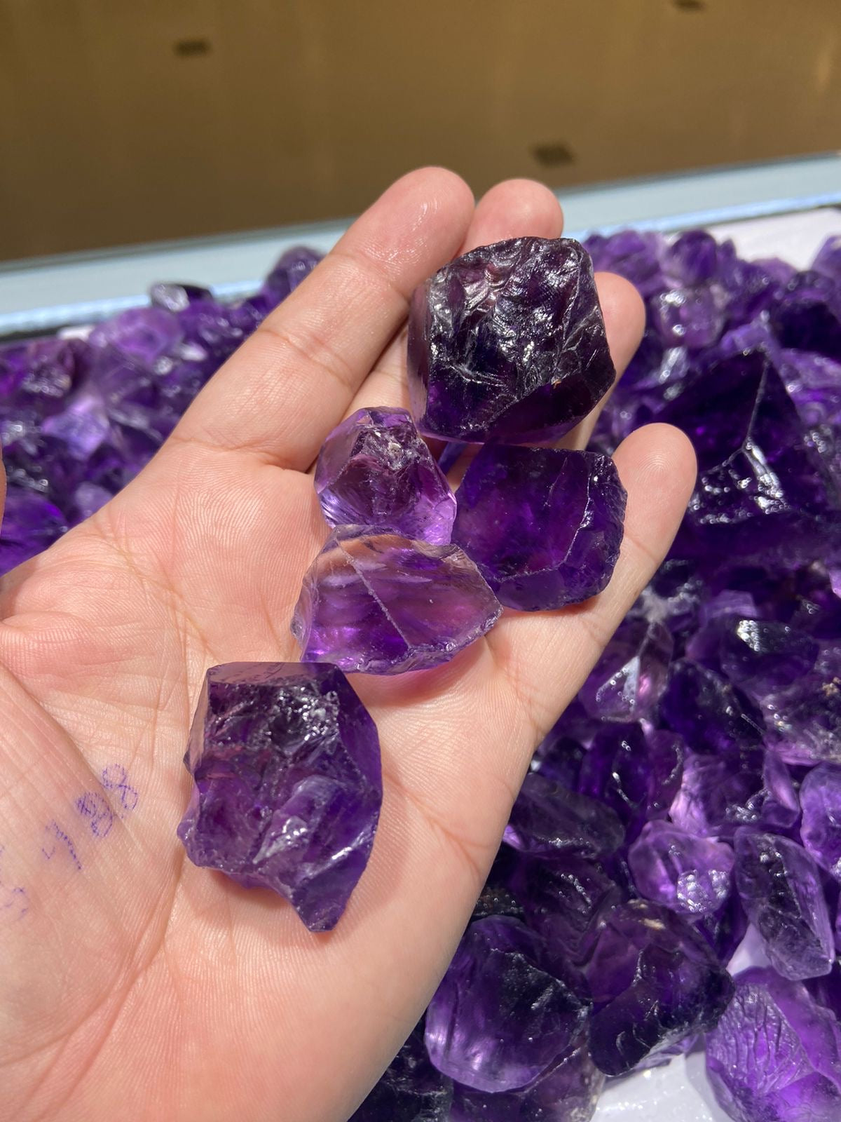 1 kg best Quality Rough Amethyst for Faceting