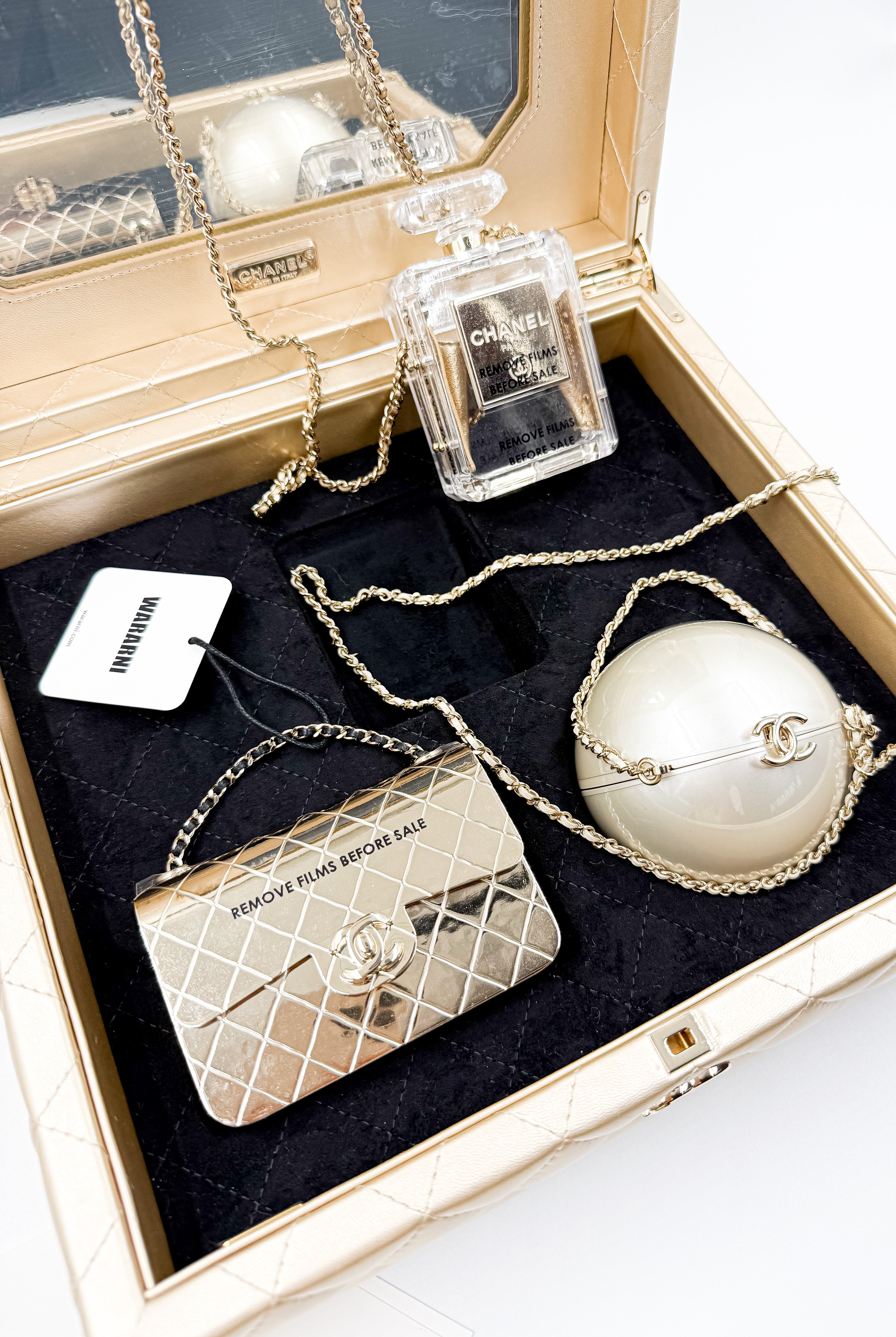 Chanel 22P “Success Story” Set of 3 Mini Minaudières — Limited Edition Collector’s Set