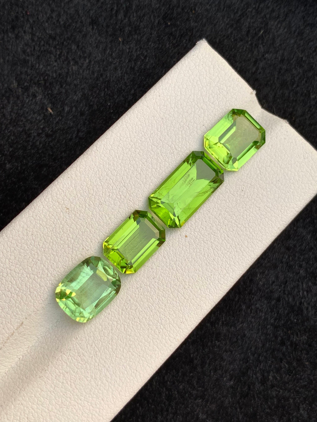 Buy Loose Emerald Cut Peridot Stone To Add In Your Collections
