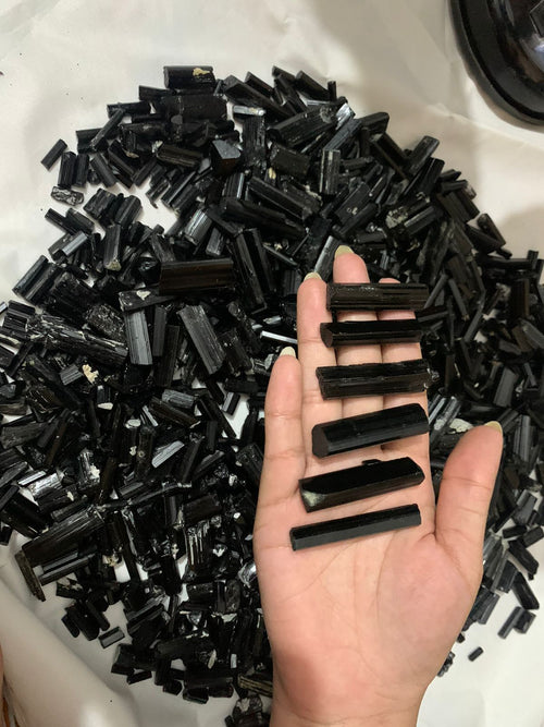 1000 Gram Black Tourmaline Crystals Wholesale Deal