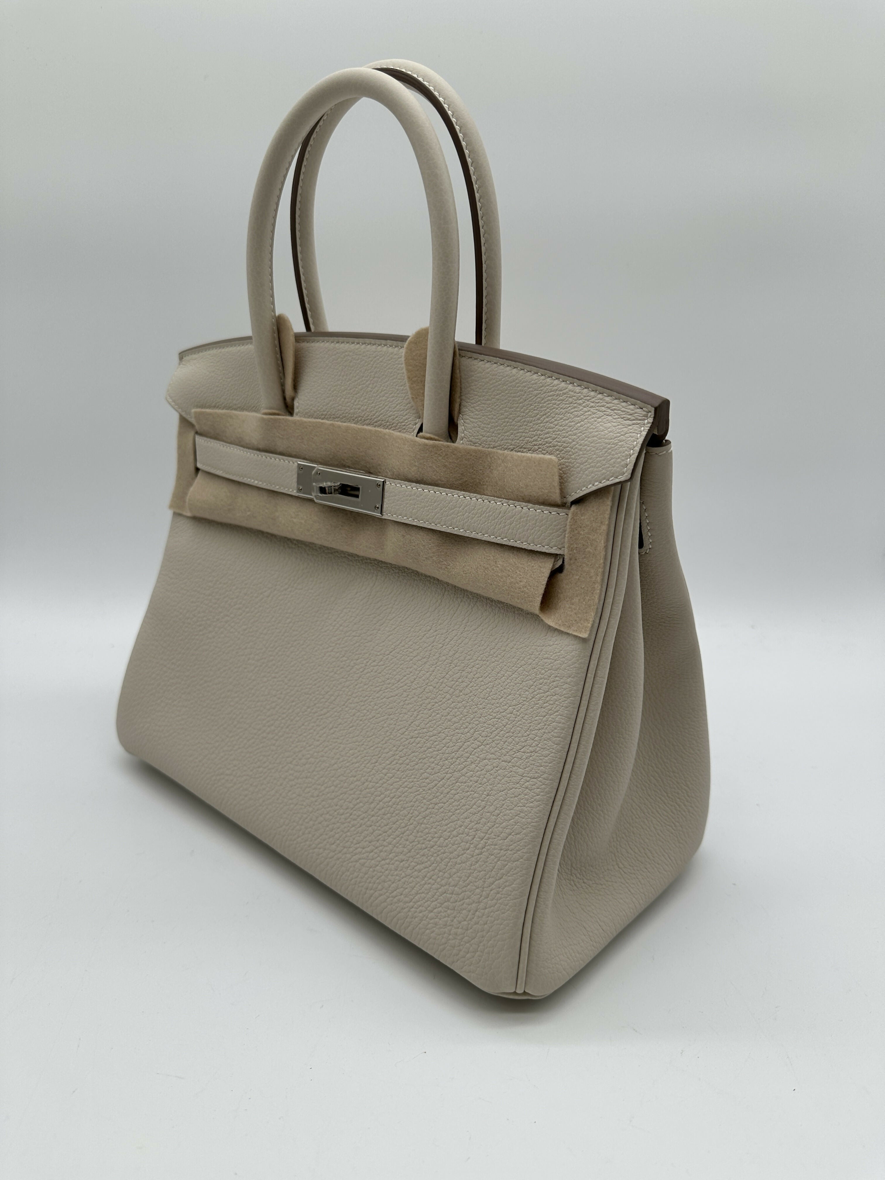 Hermès Birkin 30 Togo Craie PHW Stamp K