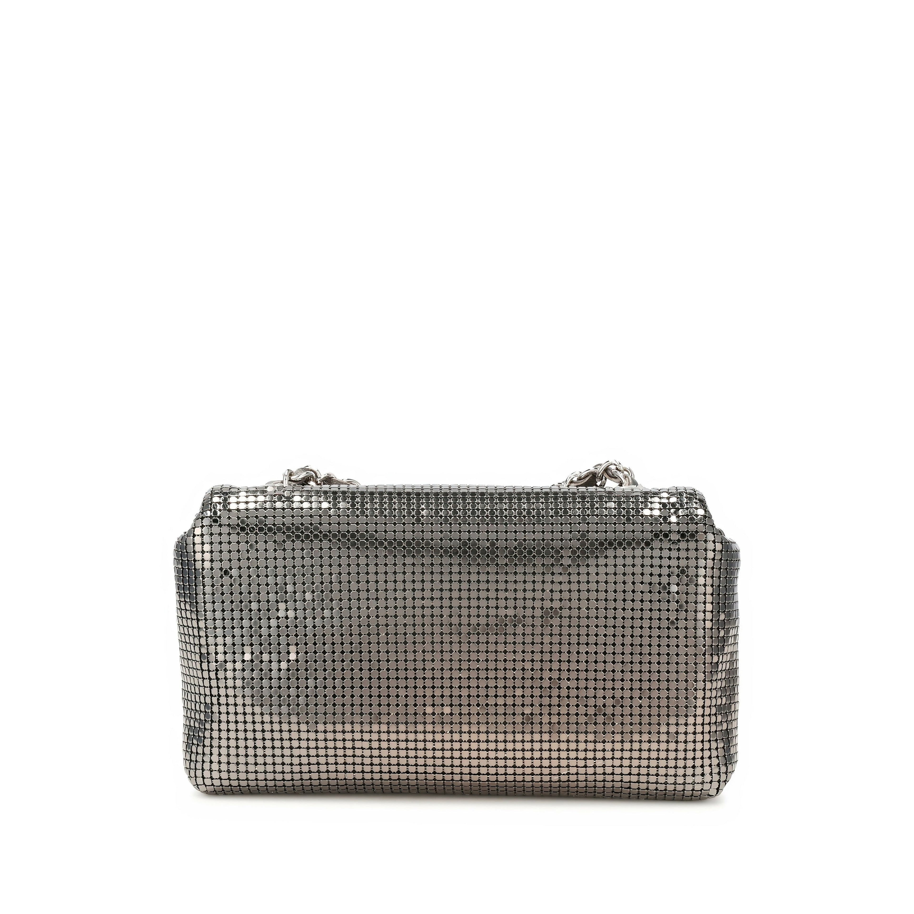 Chanel Fall/Winter 2021 Metallic Mesh Mini Flap Bag