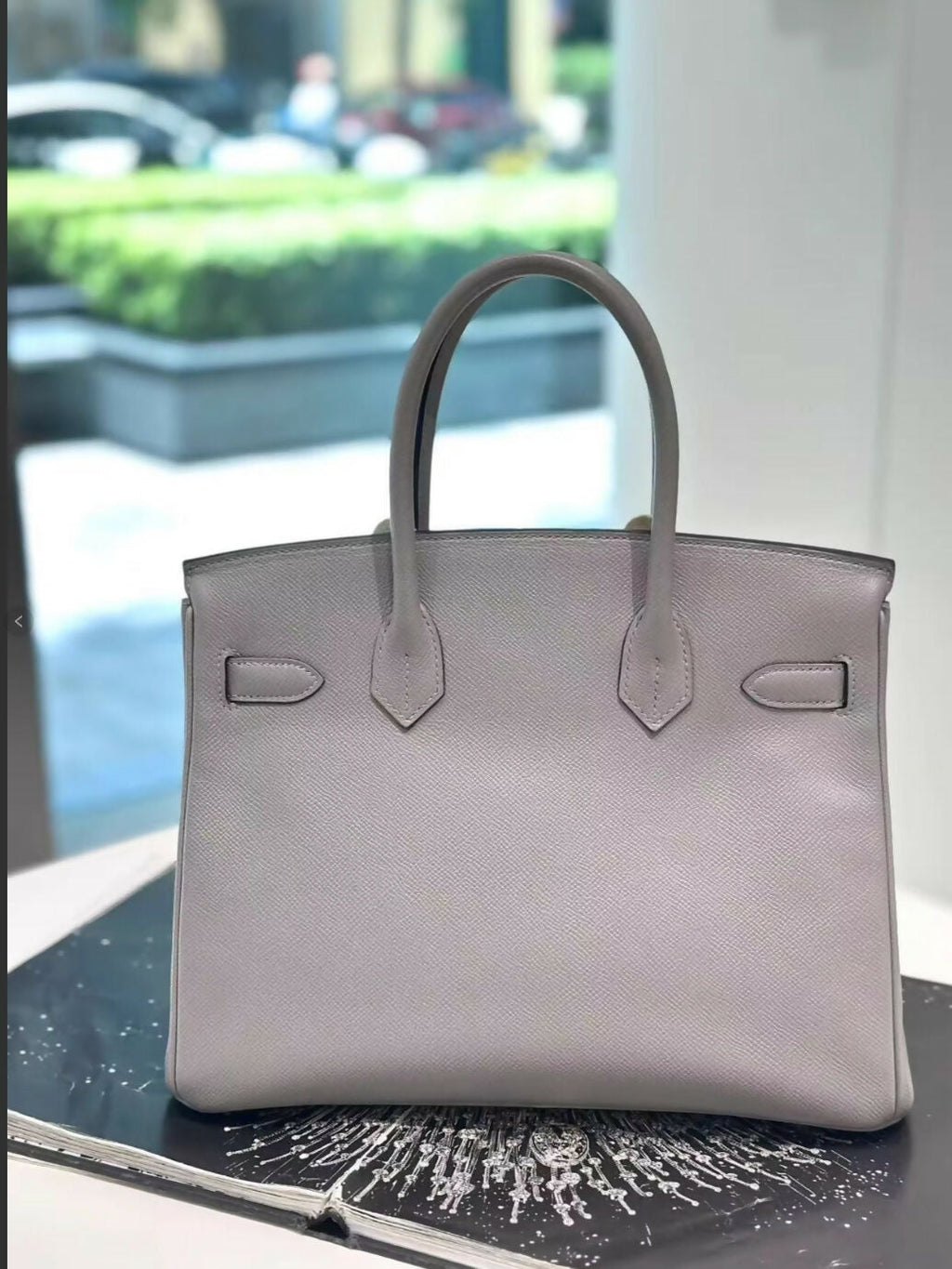 Hermès Birkin 30 Gris Mouette 4Z Epsom Leather Gold Hardware