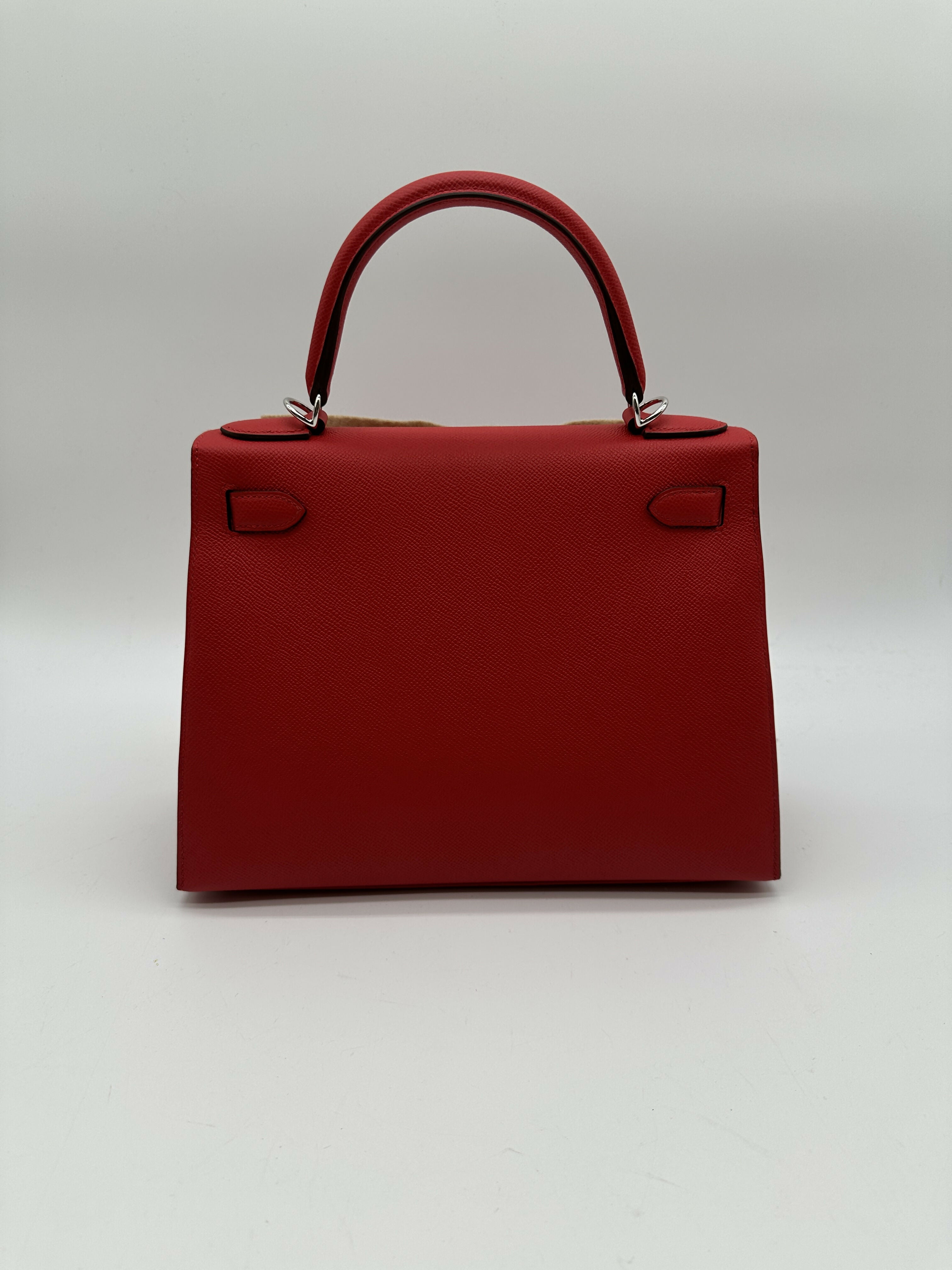 Hermes Kelly 28 rouge radiuex epsom phw Stamp K