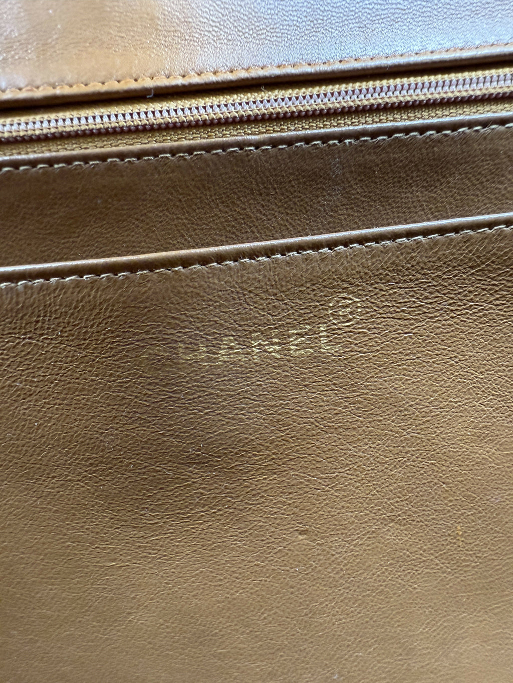 Chanel Vintage 1990s Caramel Brown Lambskin Maxi Single Classic Flap Bag - Series 2