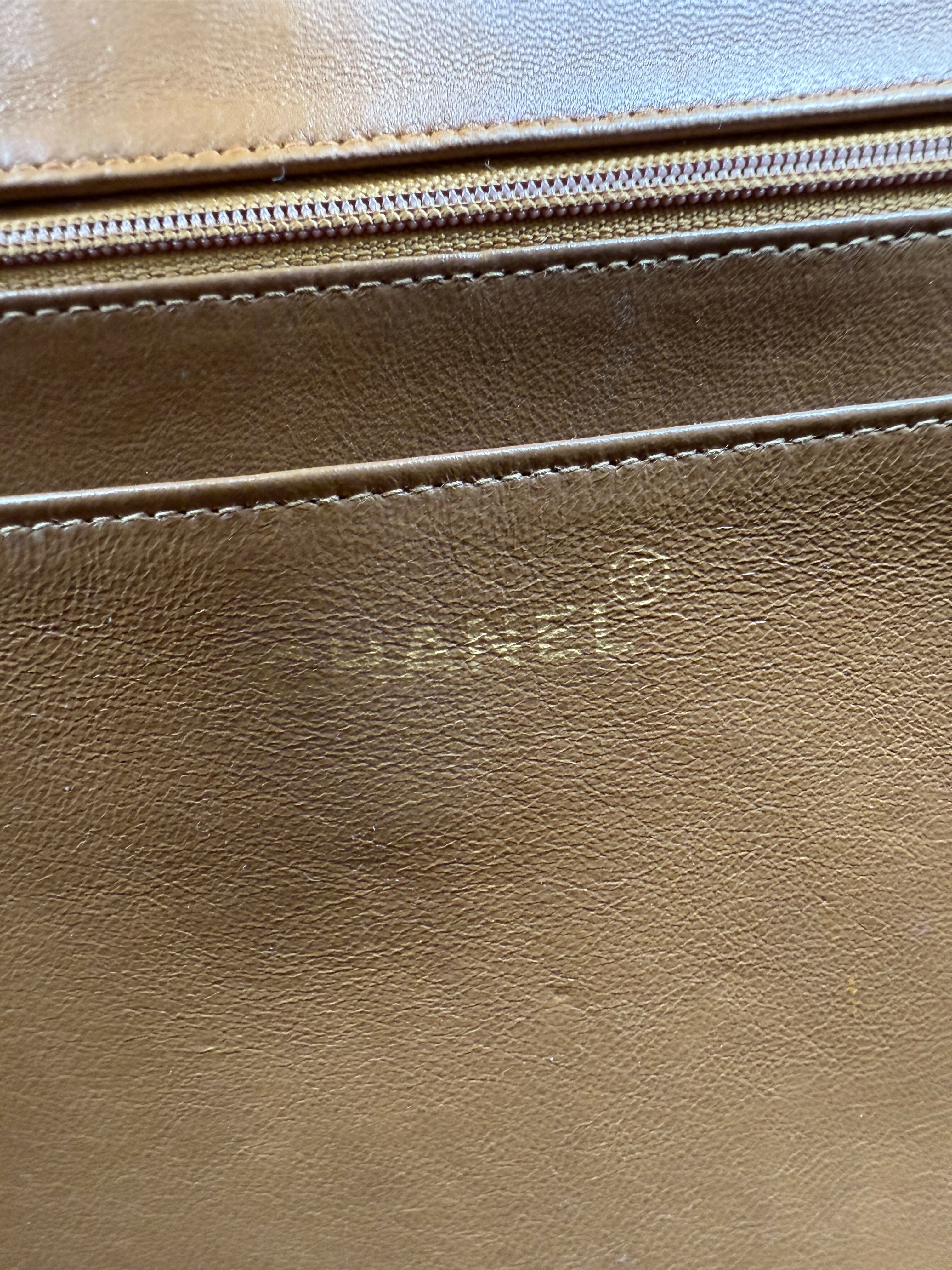 Chanel Vintage 1990s Caramel Brown Lambskin Maxi Single Classic Flap Bag - Series 2
