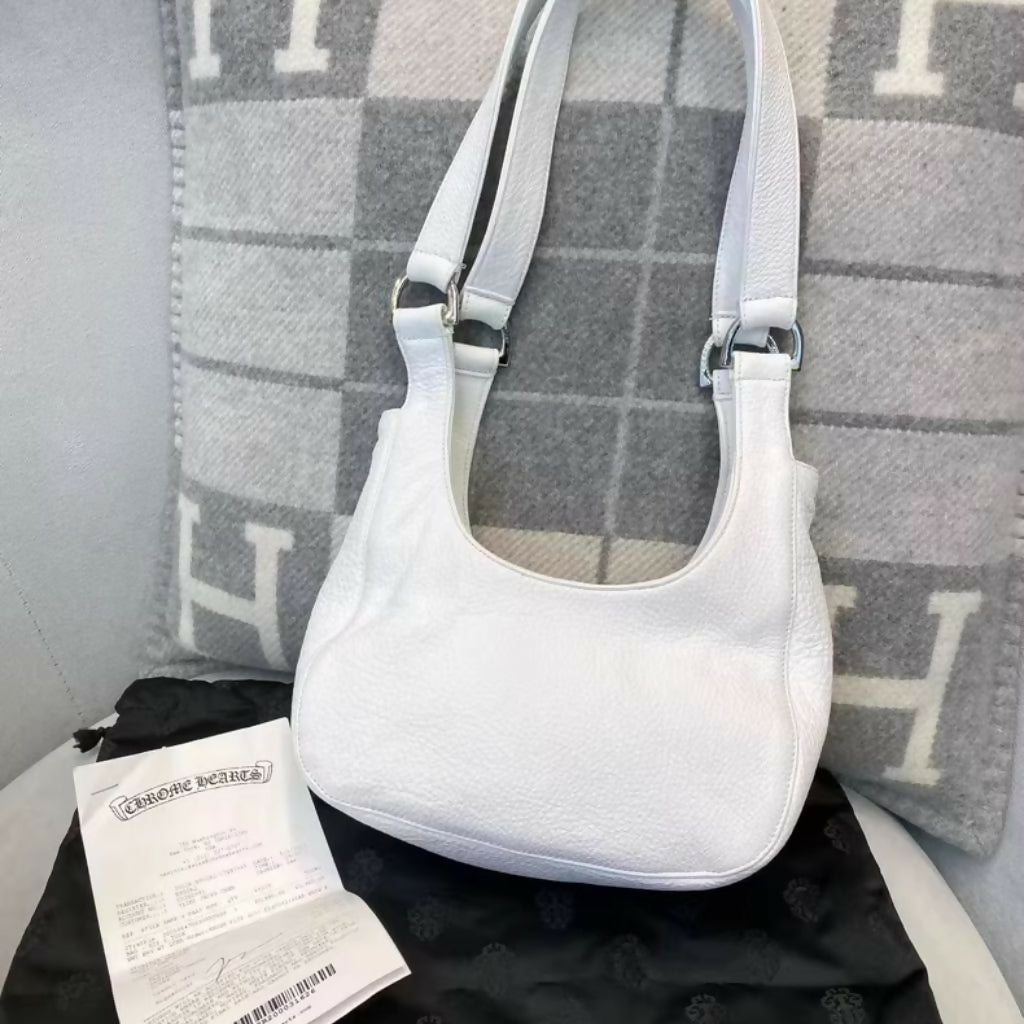Chrome Hearts White Star Hobo Bag