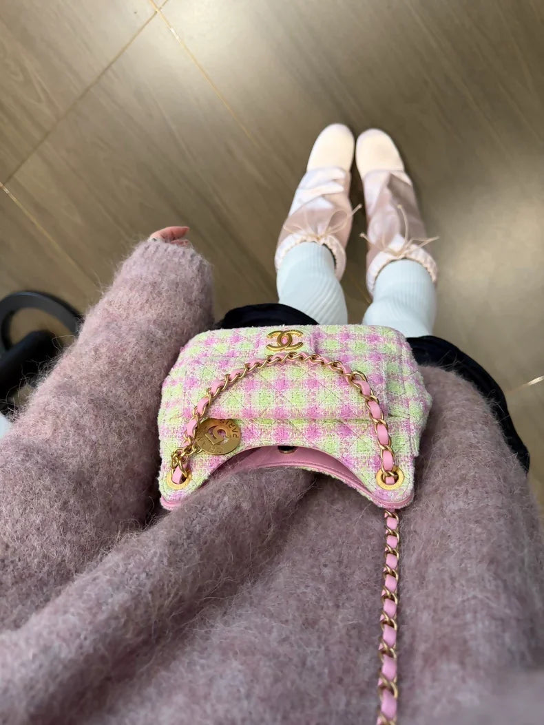 Chanel 25s Limited Edition Tweed Rose
