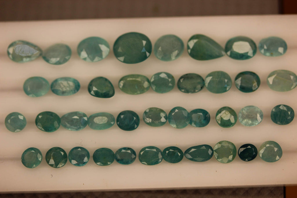14 carats The Most Rare Grandidierite Deal - Blue - Oval, Cushion, Round