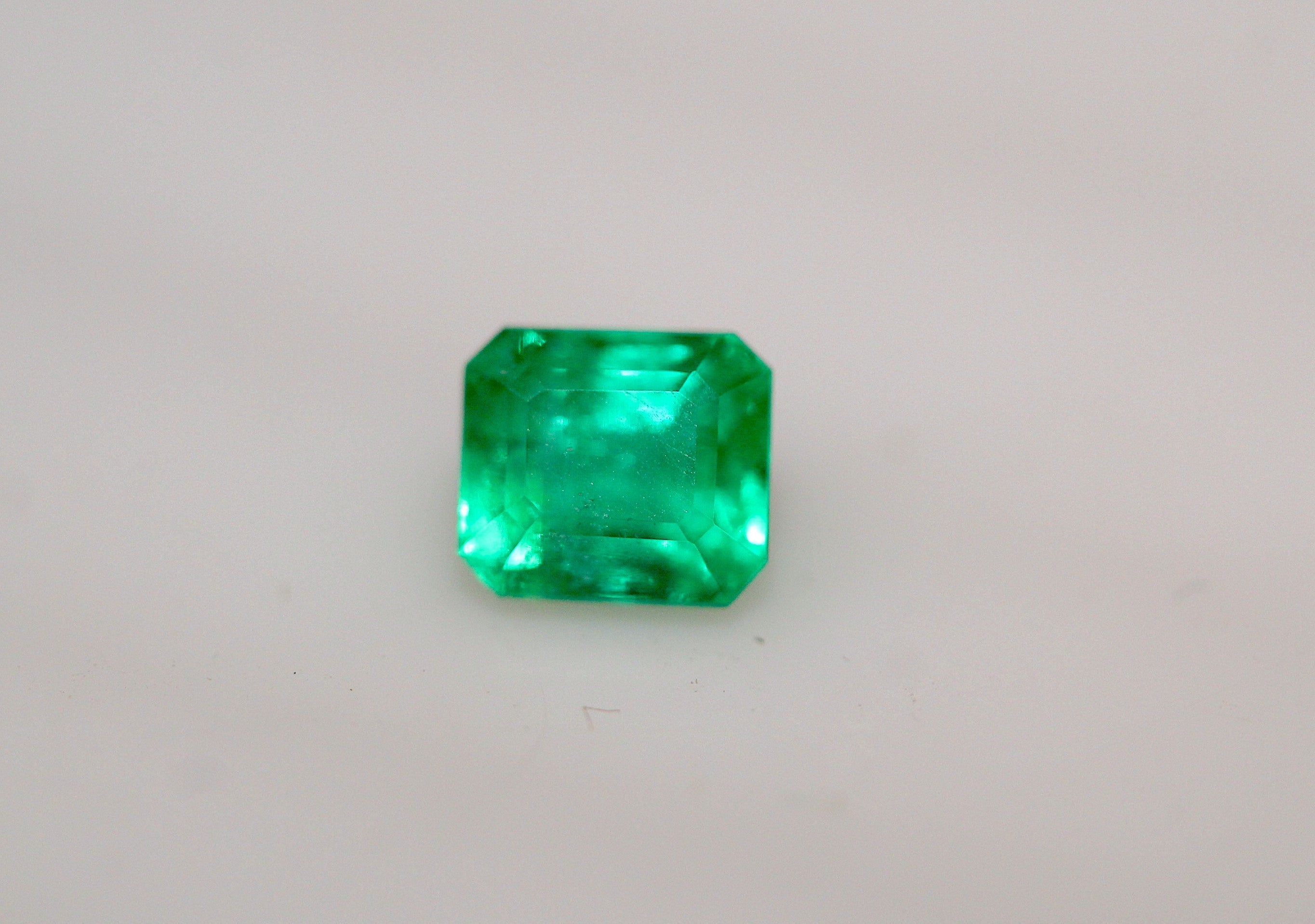 0.78 ct Cushion Cut Natural Green Emerald | Panjshir Emerald