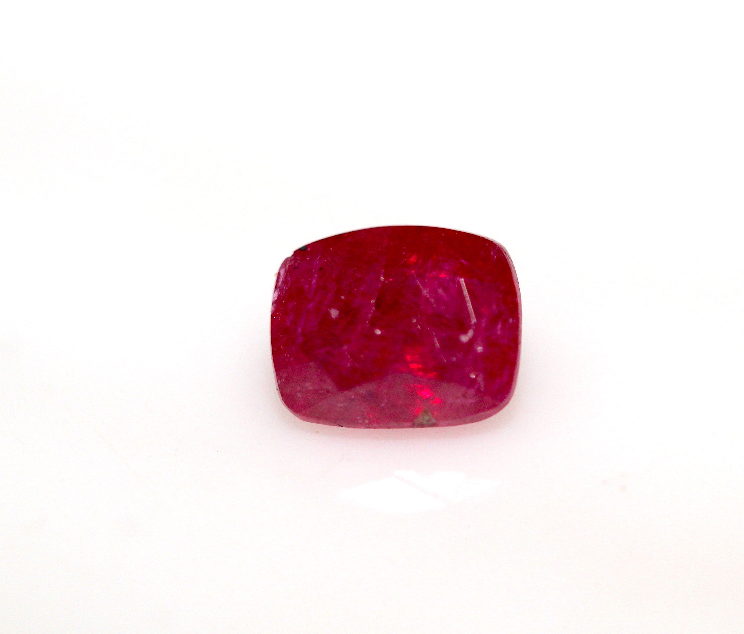 1.41 carats Emerald Cut Red Kashmir Ruby Loose Stone