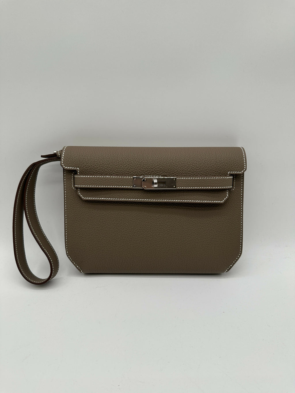Hermès Kelly Depeche Etoupe PHW Stamp W 2025