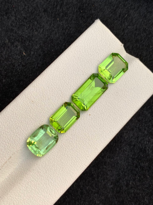 Buy Loose Emerald Cut Peridot Stones