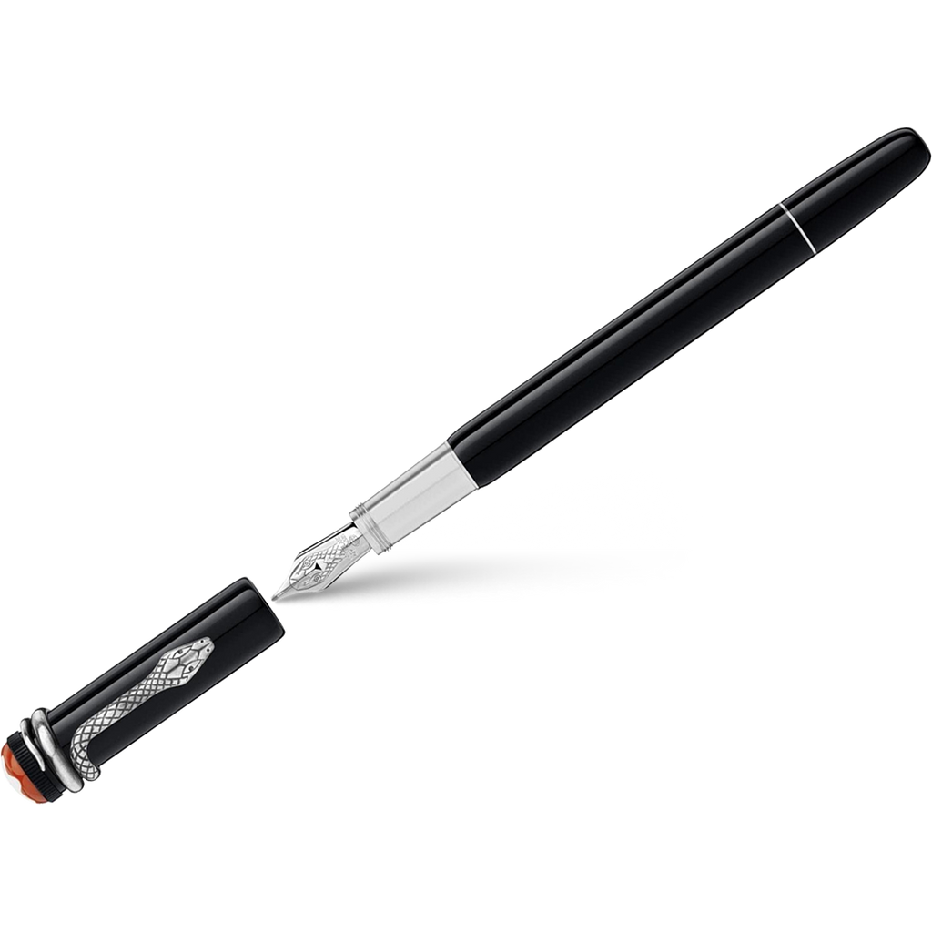 Montblanc Heritage Collection Fountain Pen - Special Edition - Rouge & Noir - Black-Pen Boutique Ltd