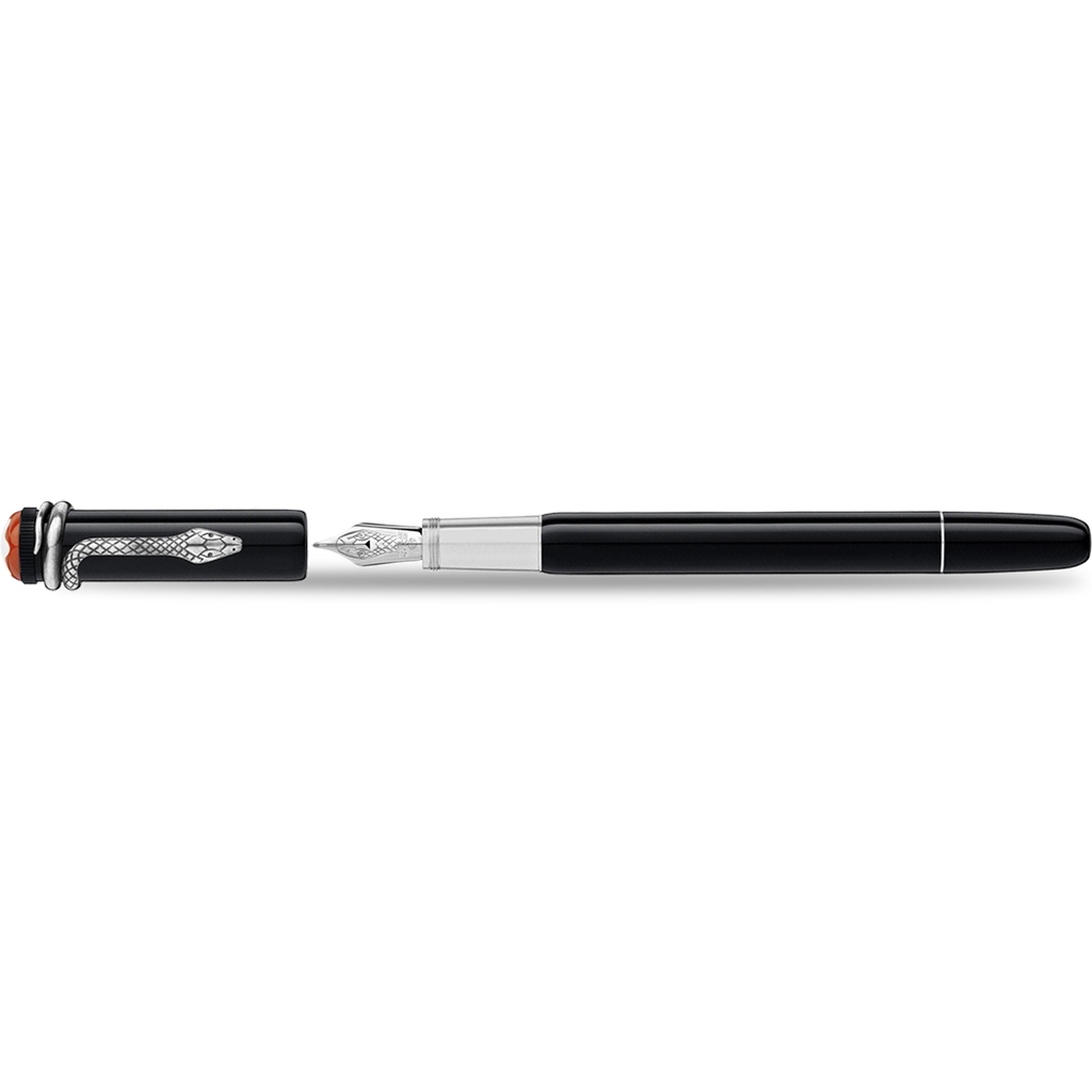 Montblanc Heritage Collection Fountain Pen - Special Edition - Rouge & Noir - Black-Pen Boutique Ltd